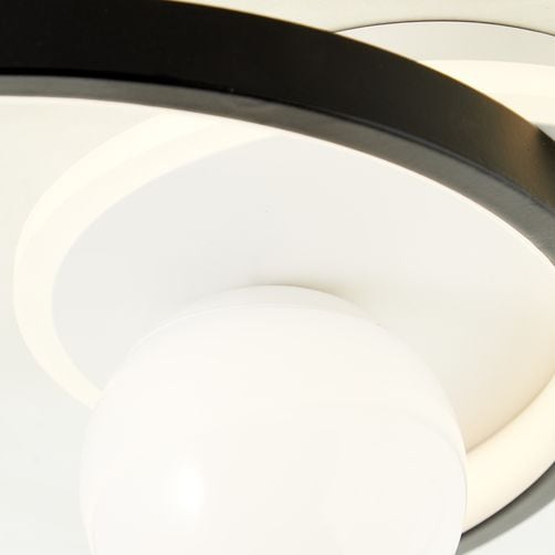 bei Deckenleuchte OTTO flammig-flammig, »Atlanta«, LED 1 online 30x35cm Deckenlampe Brilliant schwarz/weiß