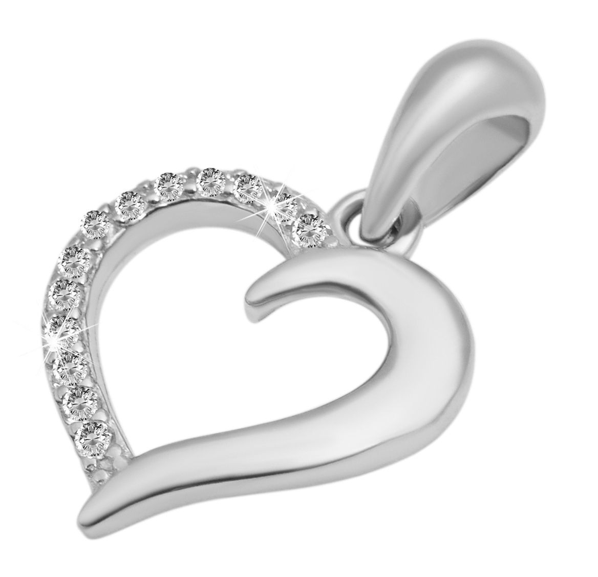 Adelia´s Kettenanhänger »Damen Anhänger ¿ Anhänger aus 925 Silber mit Zirkonia«