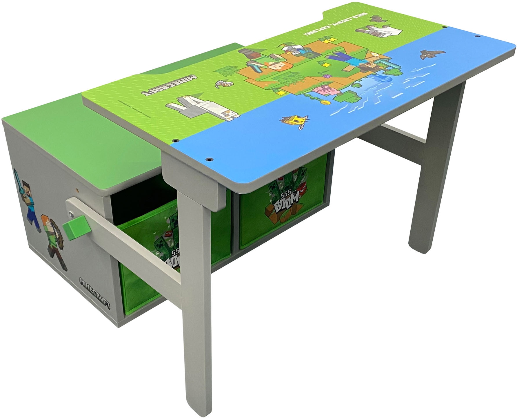 Phoenix Sitzbank »Minecraft Spielbank« 3 Stk. tlg. umklappbar zu einer Spielebank mit Tisch