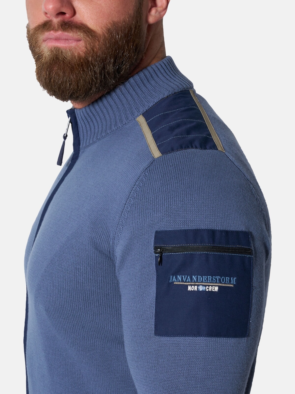 Jan Vanderstorm Strickjacke »Strickjacke ARNAR«
