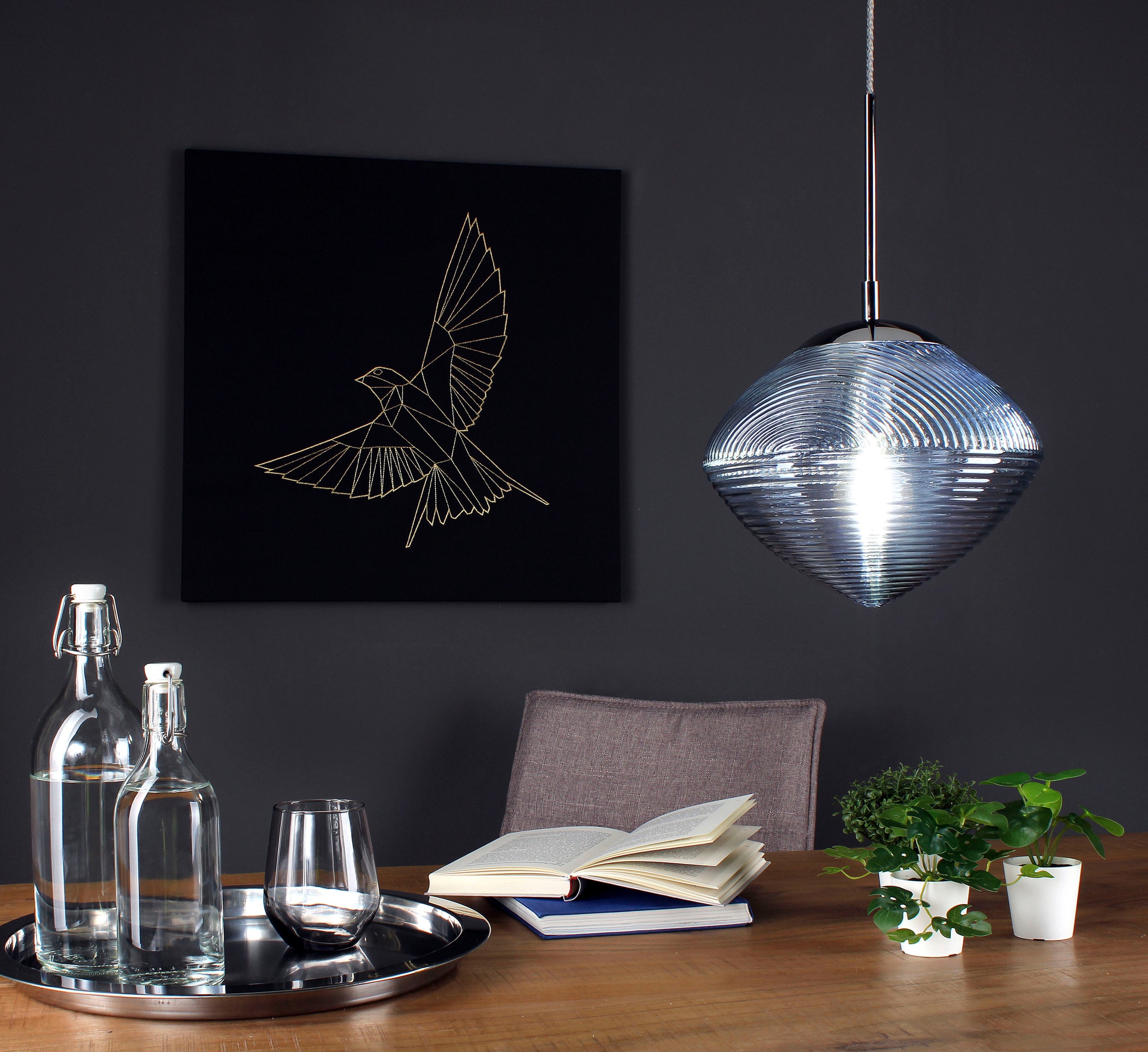ECO-LIGHT Pendelleuchte »GREENWICH«, Leuchtmittel E27 | ohne Leuchtmittel