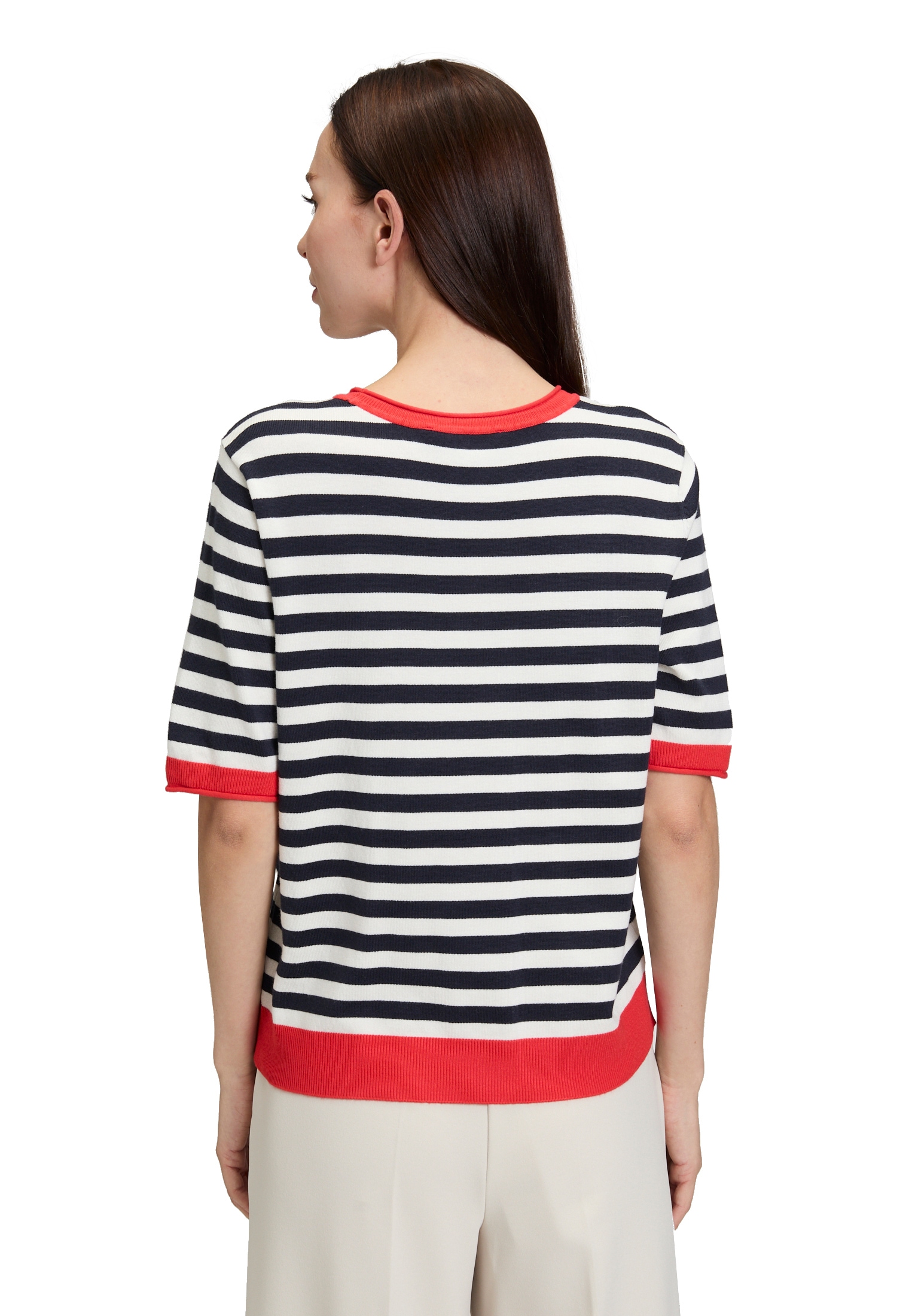 Betty Barclay Rundhalspullover »Basic-Pullover mit Streifen«