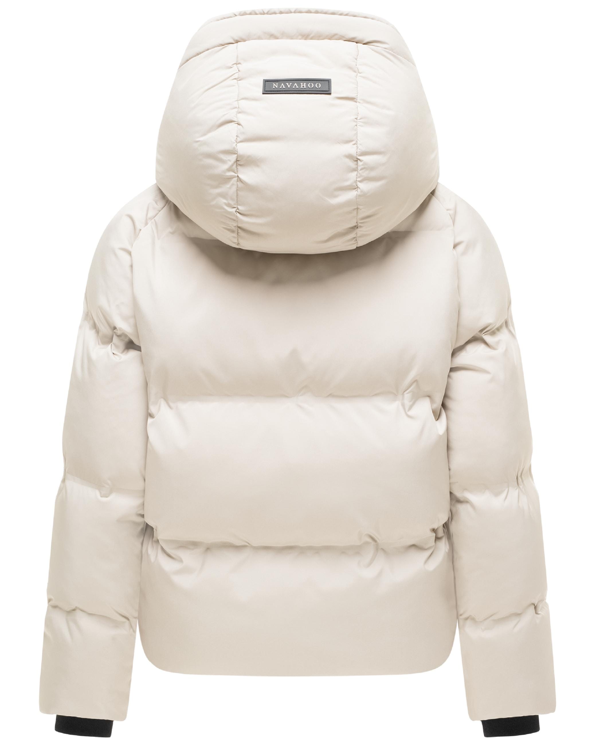 Navahoo Winterjacke »Winterjacke Petit-Puffy 14« mit Kapuze Damen Jacke mit verschweißter Steppung