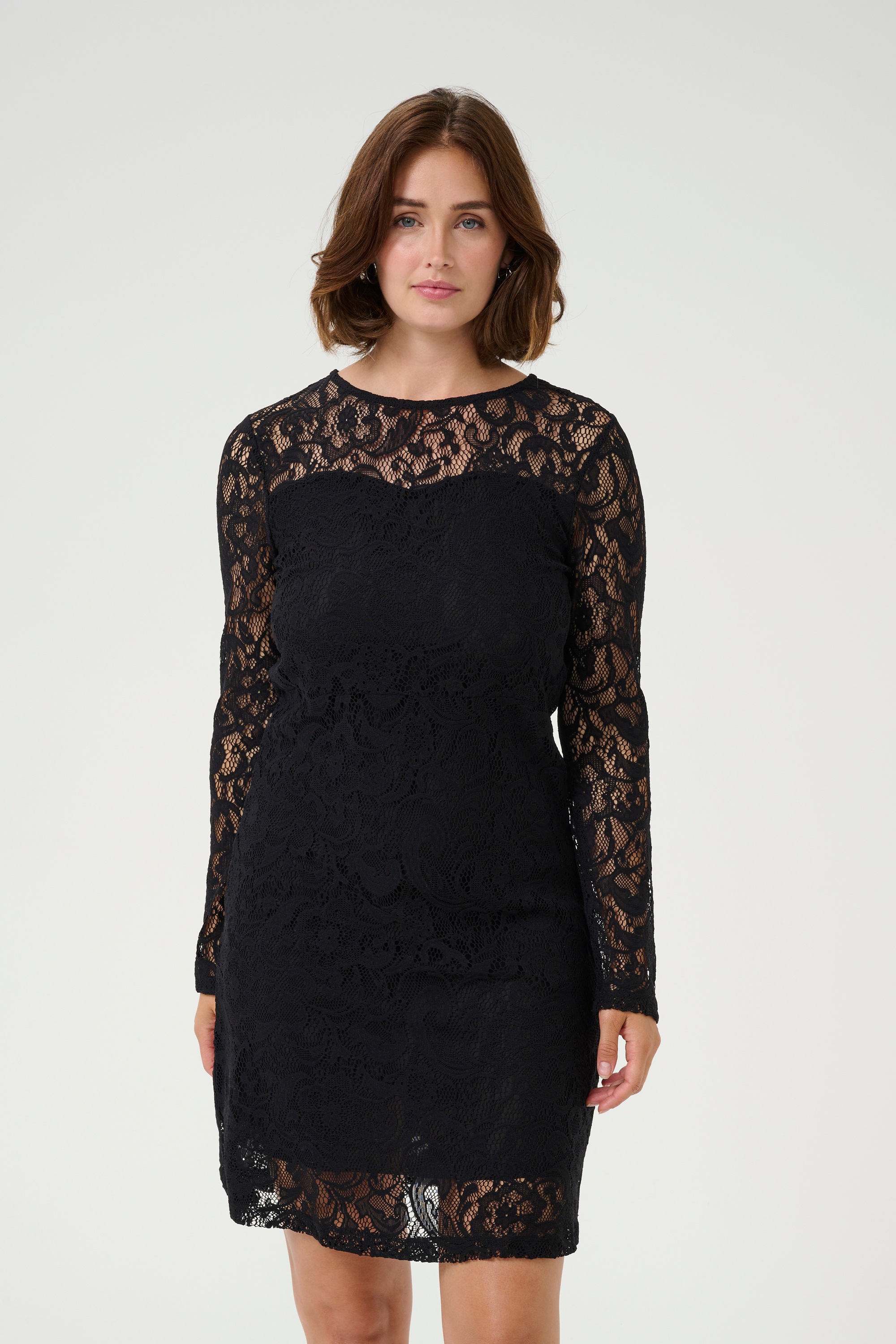 KAFFE Midikleid »Kleid KAlace«