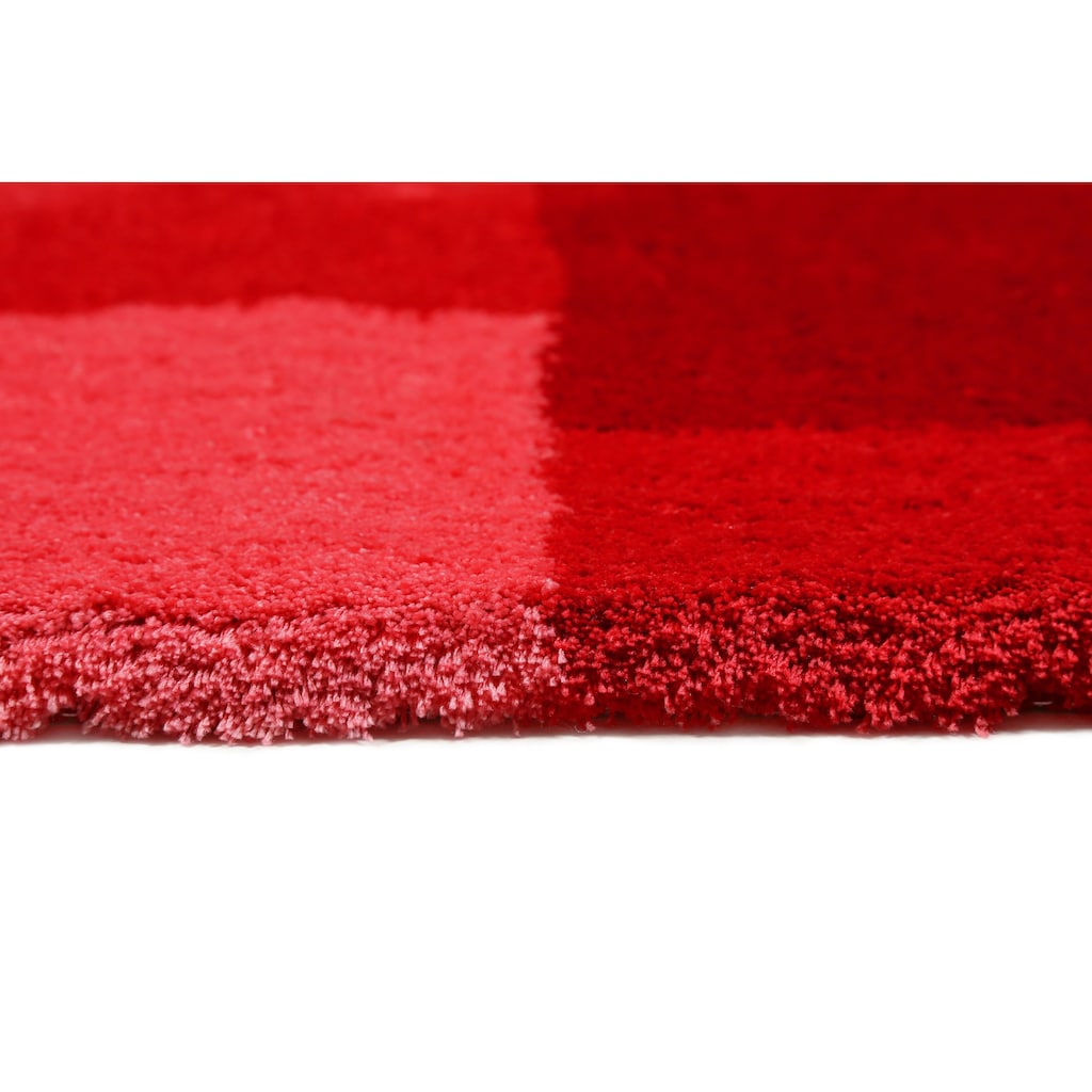 Homie Living Badematte »Cala Rosso«, Höhe 30 mm, rutschhemmend beschichtet, fußbodenheizungsgeeignet-schnell trocknend