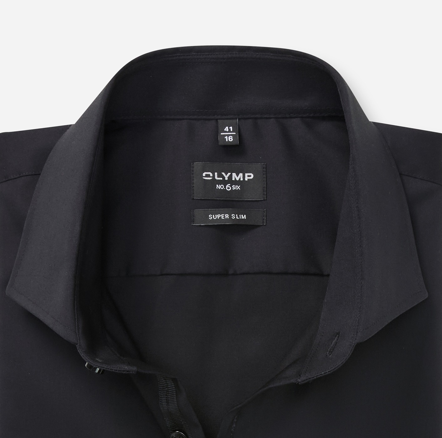 OLYMP Langarmhemd »No. Six« Businesshemd, super slim, Royal-Kentkragen, unifarben