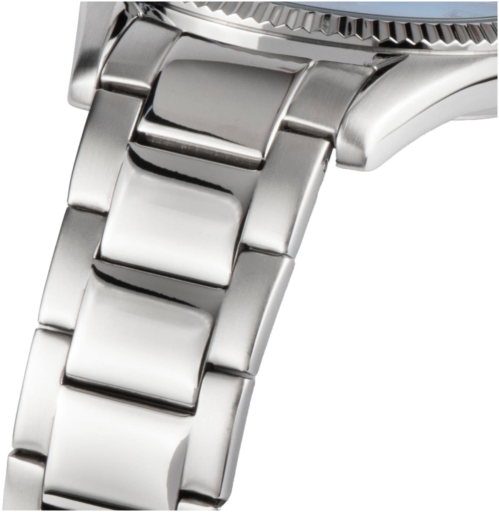 Jacques Lemans Quarzuhr »Derby«, Armbanduhr,Herrenuhr,Damenuhr,Edelstahlarmband,bis 10 bar wasserd.