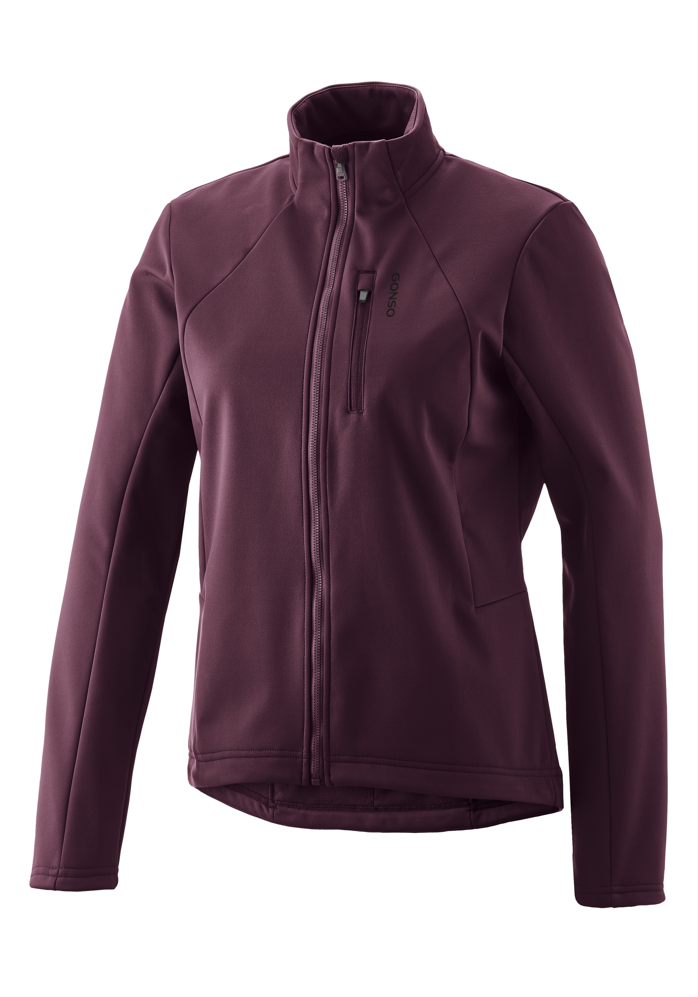 Gonso Fahrradjacke »ADVENTURE JACKET SOFTSHELL W«, Damen Radjacke, atmungsaktiv, Slim Fit