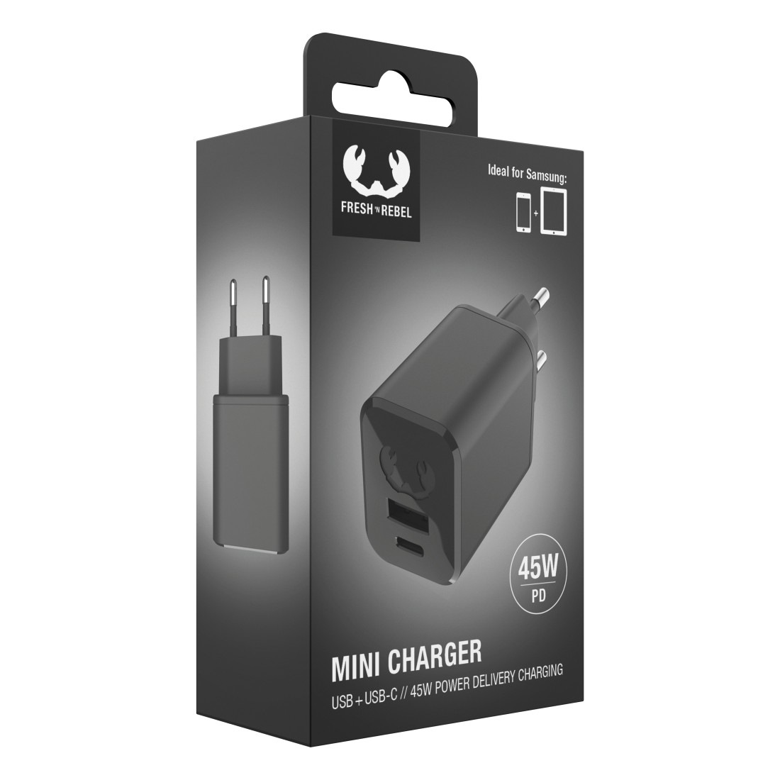 Fresh´n Rebel USB-Ladegerät »Mini-Charger USB-C und USB-A, PD 45W«