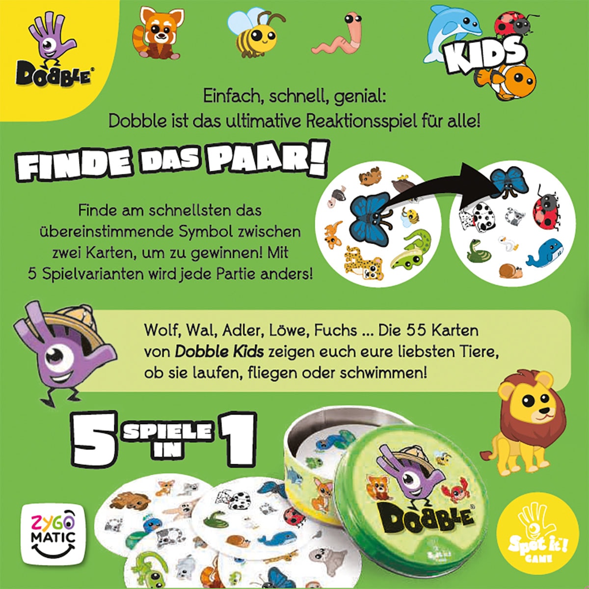 Asmodee Spiel »Dobble Kids«