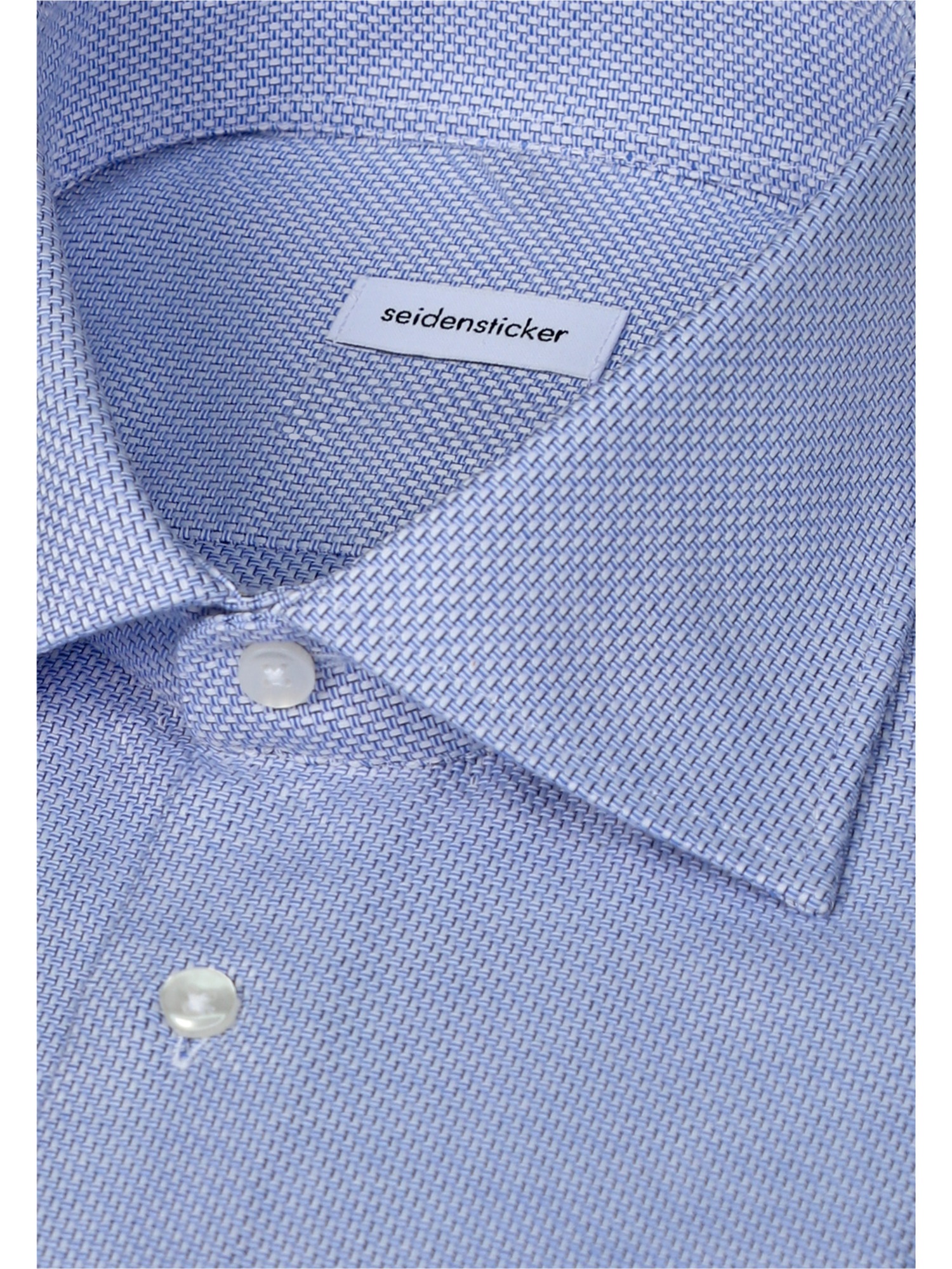 seidensticker Businesshemd »Schwarze Rose« Slim 1/1 Kentkragen Struktur