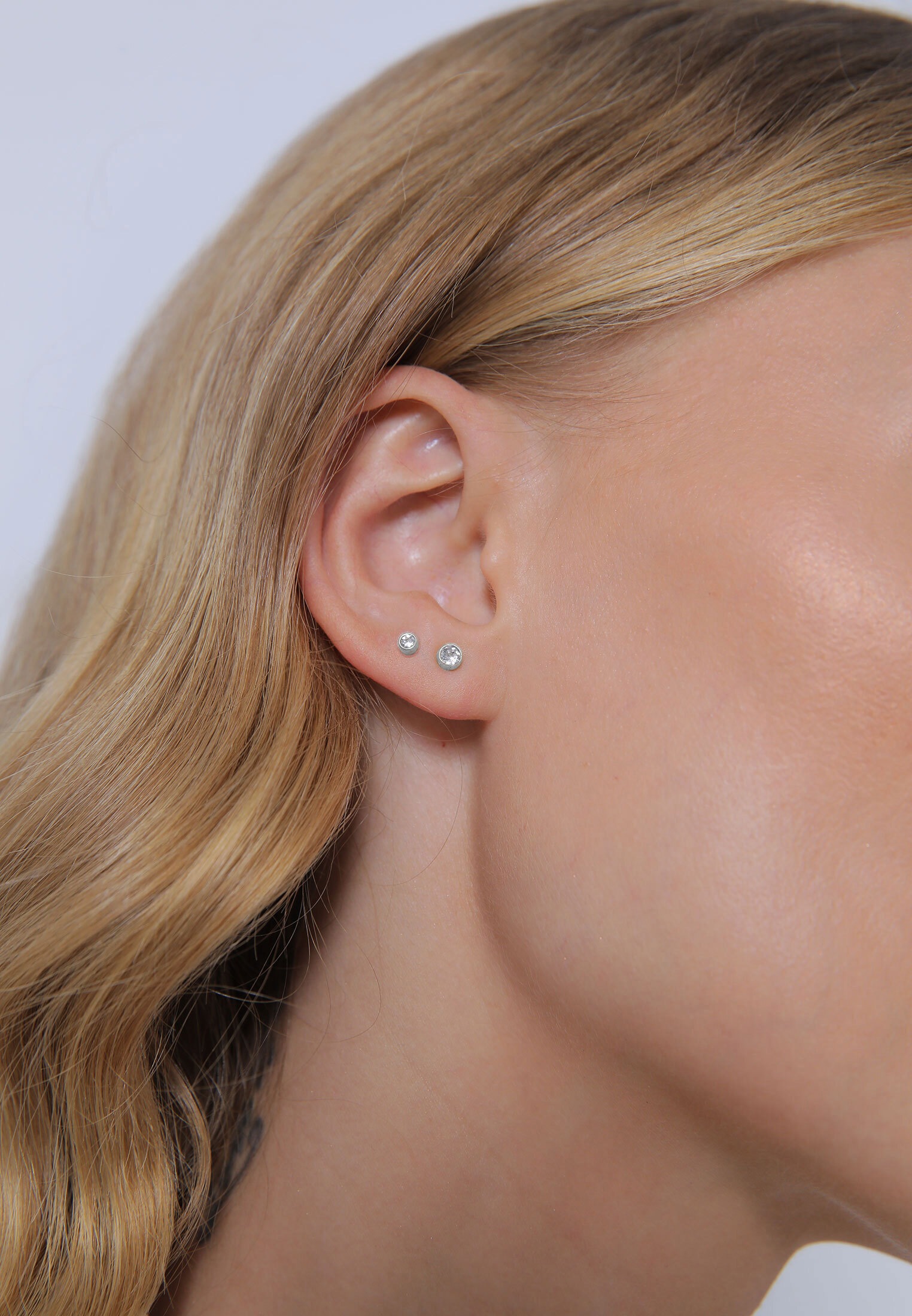 Elli Ohrstecker-Set »Ohrringe Ohrstecker Set Weiß 925 Sterling Silber, mit Kristallen von Swarovski®«