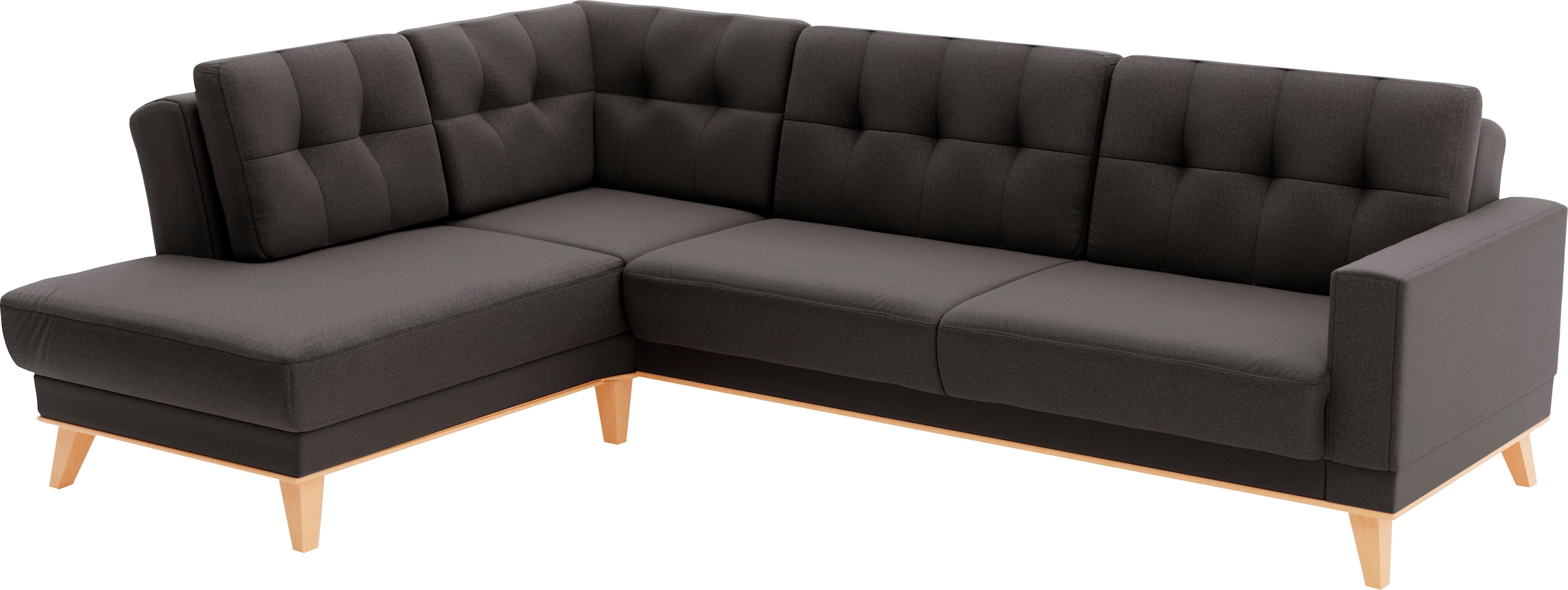 sit&more Ecksofa »Lavida L-Form« wahlweise mit Kippfunktion und Bettkasten