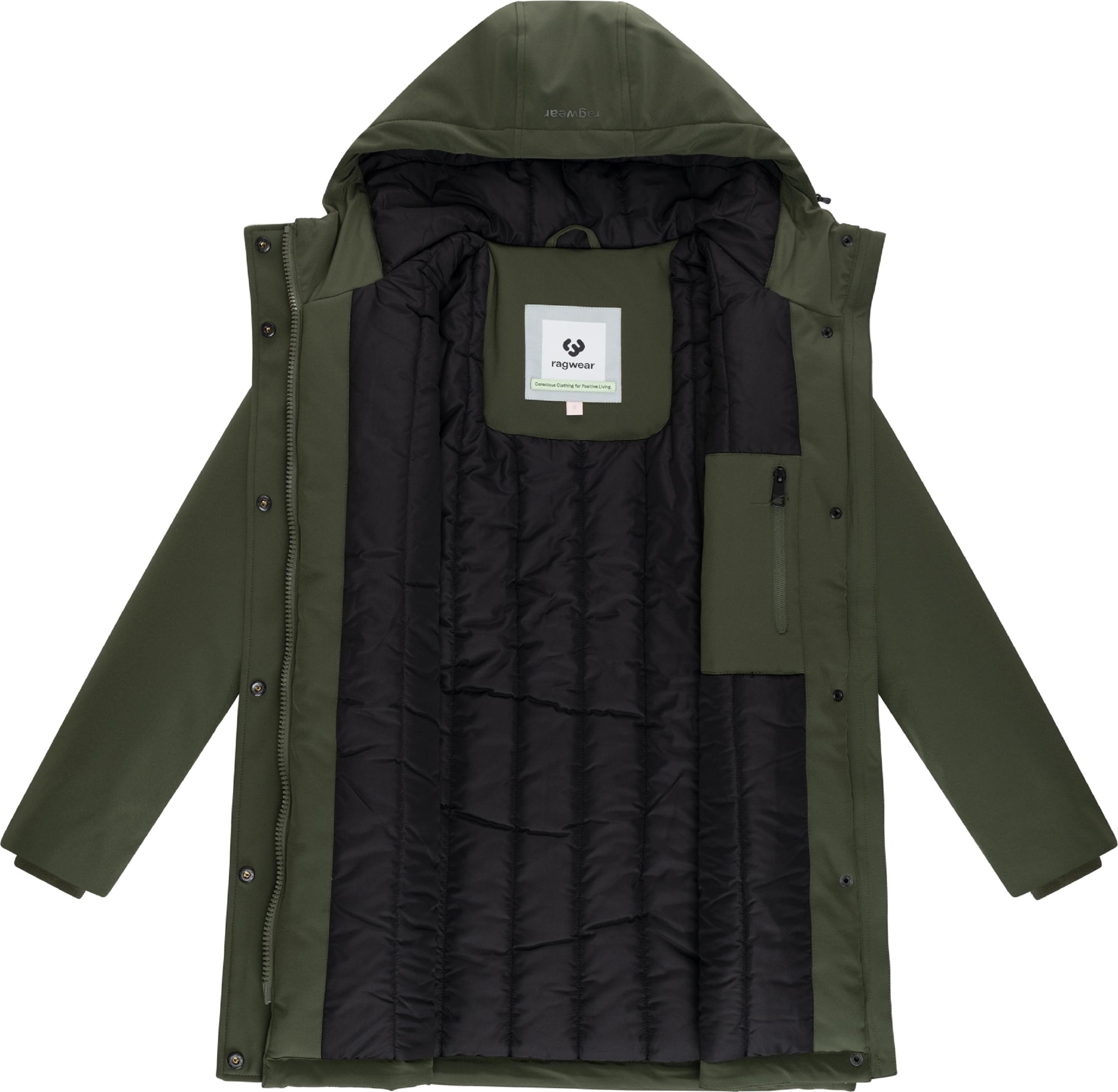 Ragwear Regenmantel »Softshellmantel Navanuti«