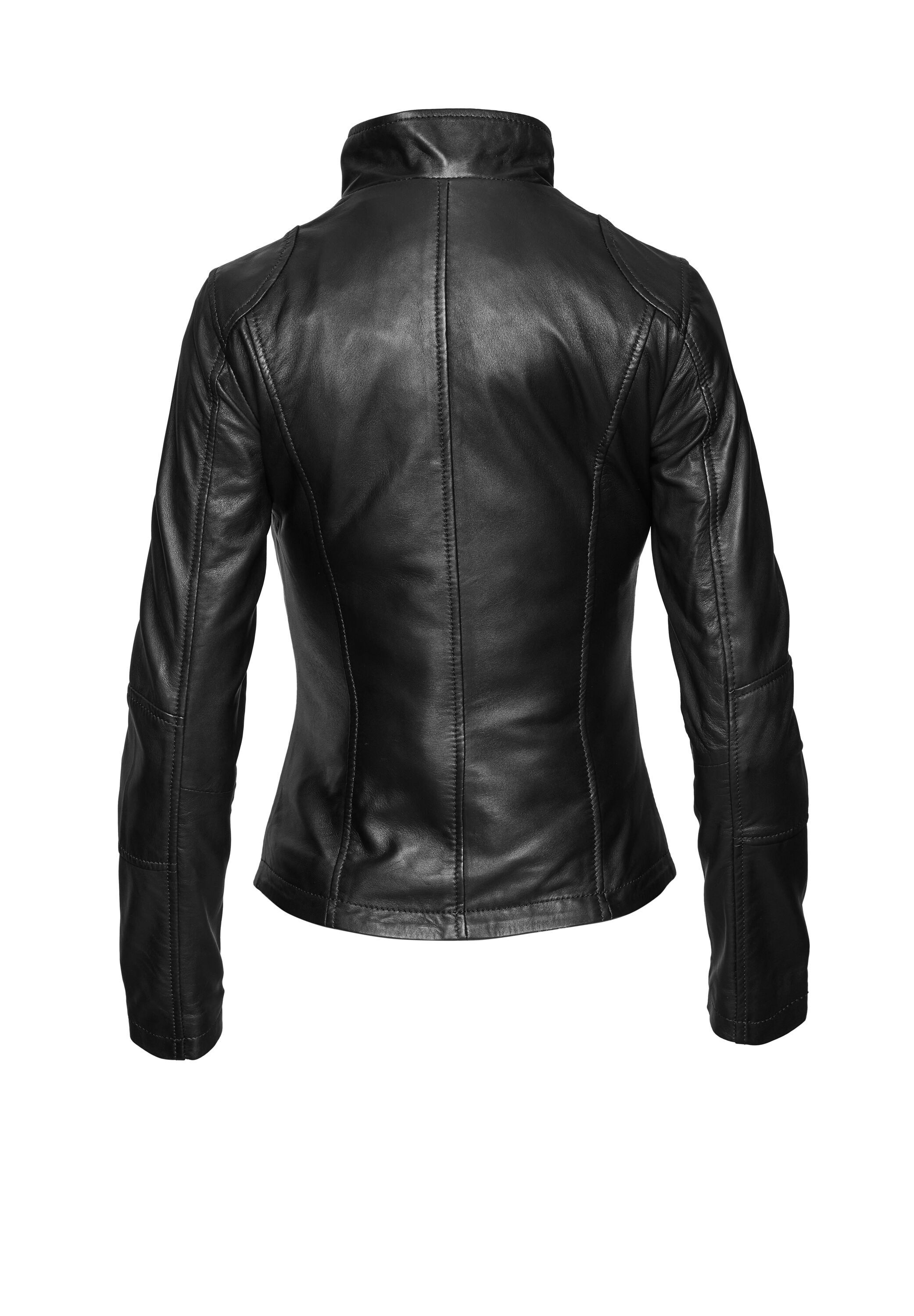 bugatti Lederjacke »bugatti Lederjacke« ohne Kapuze aus hochwertigem Leder