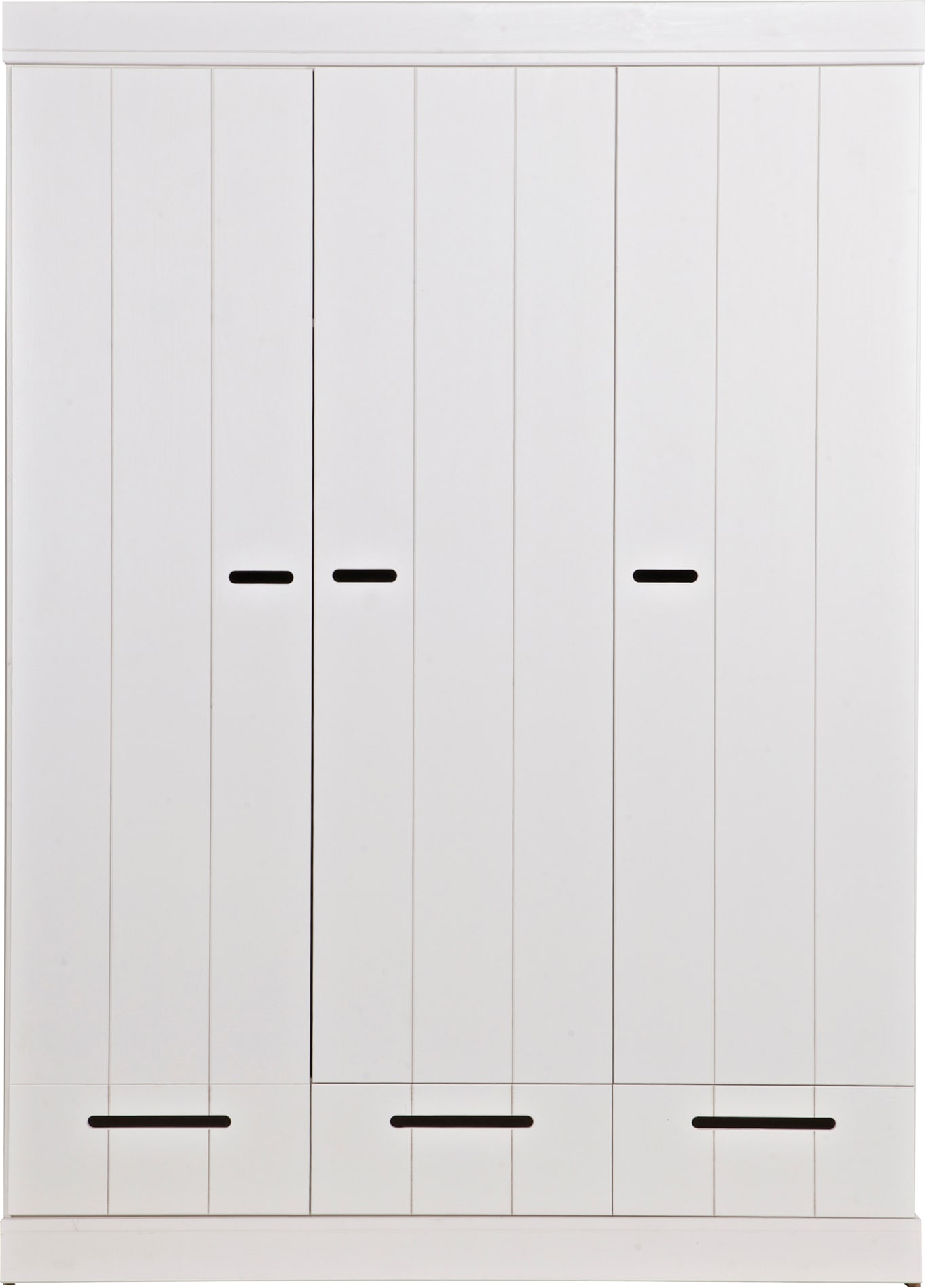 Woood Garderobenschrank »Connect« mit Kleiderstange in weiß, Größe B/H/T: 140 cm x 195 cm x 53 cm