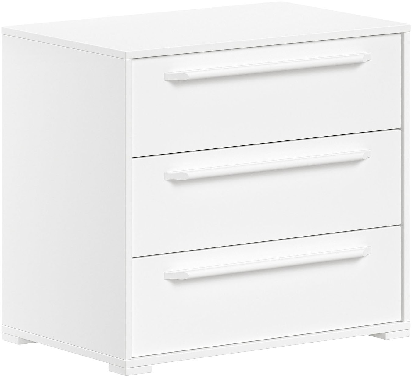 Vipack Schubkastenkommode »SAM mit 3 geräumigen Schubladen und viel Stauraum« (B/H/T ca. 67,7x61,7x43 cm) Schubladen mit Soft-Close,  Pflegeleichte Oberfläche in Eiche oder Weiß Dekor