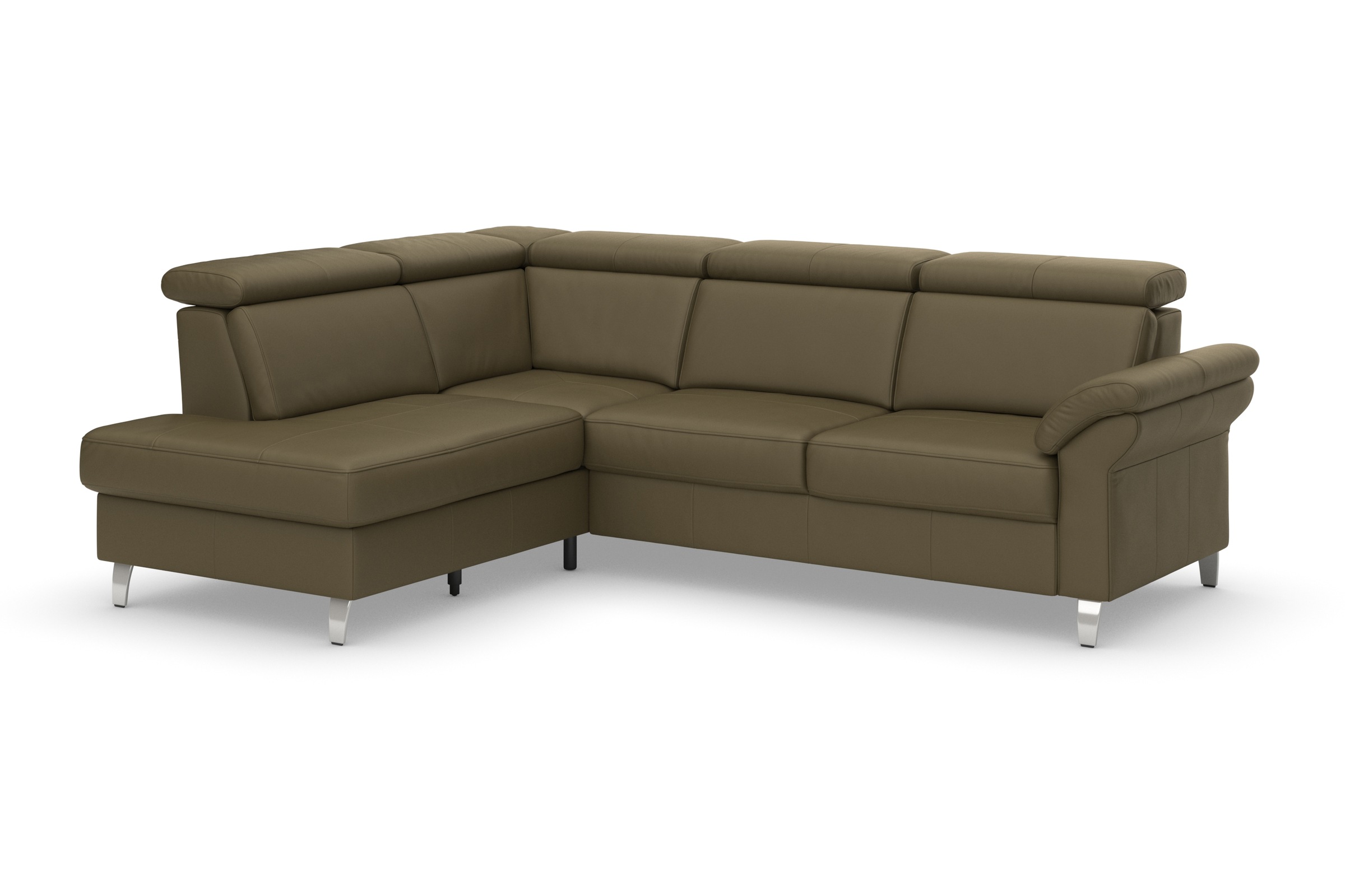 sit&more Ecksofa, inklusive Kopfteilverstellung, wahlweise mit Bettfunktion und Bettkasten