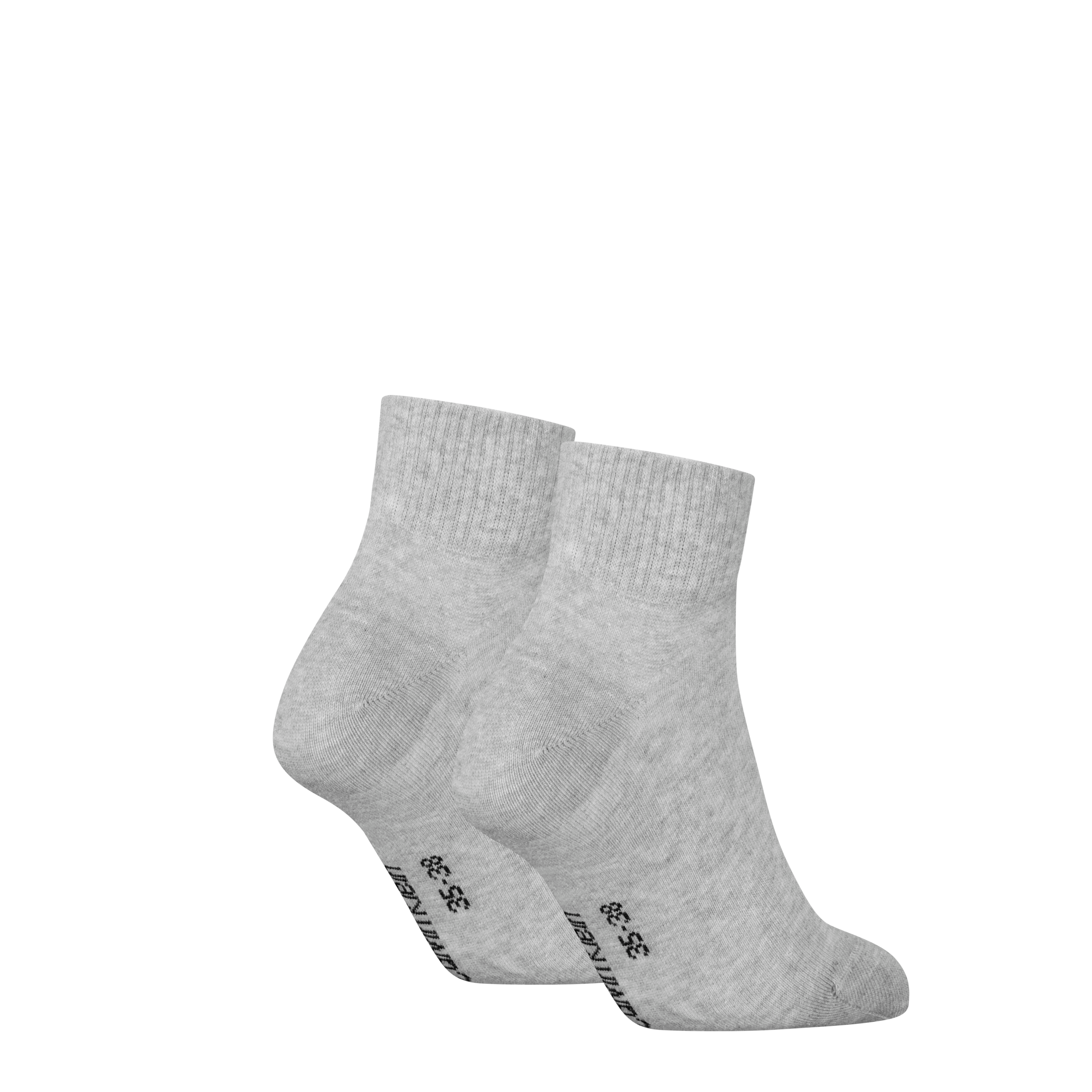 Calvin Klein Jeans Kurzsocken »CKJ WOMEN QUARTER 2P MONOGRAM«, (2 Paar, 2 Paar), mit Logostickerei