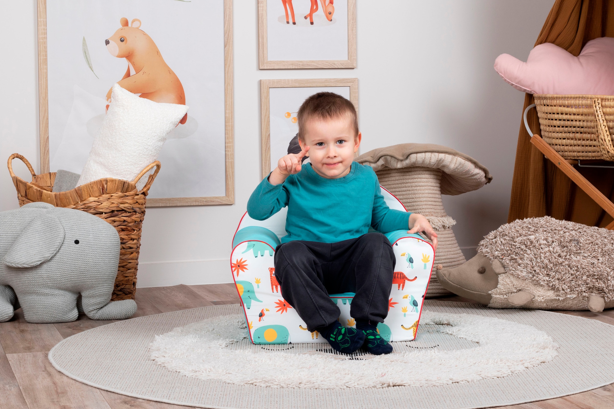 Knorrtoys® Sessel »Wild life«, für Kinder; Made in Europe