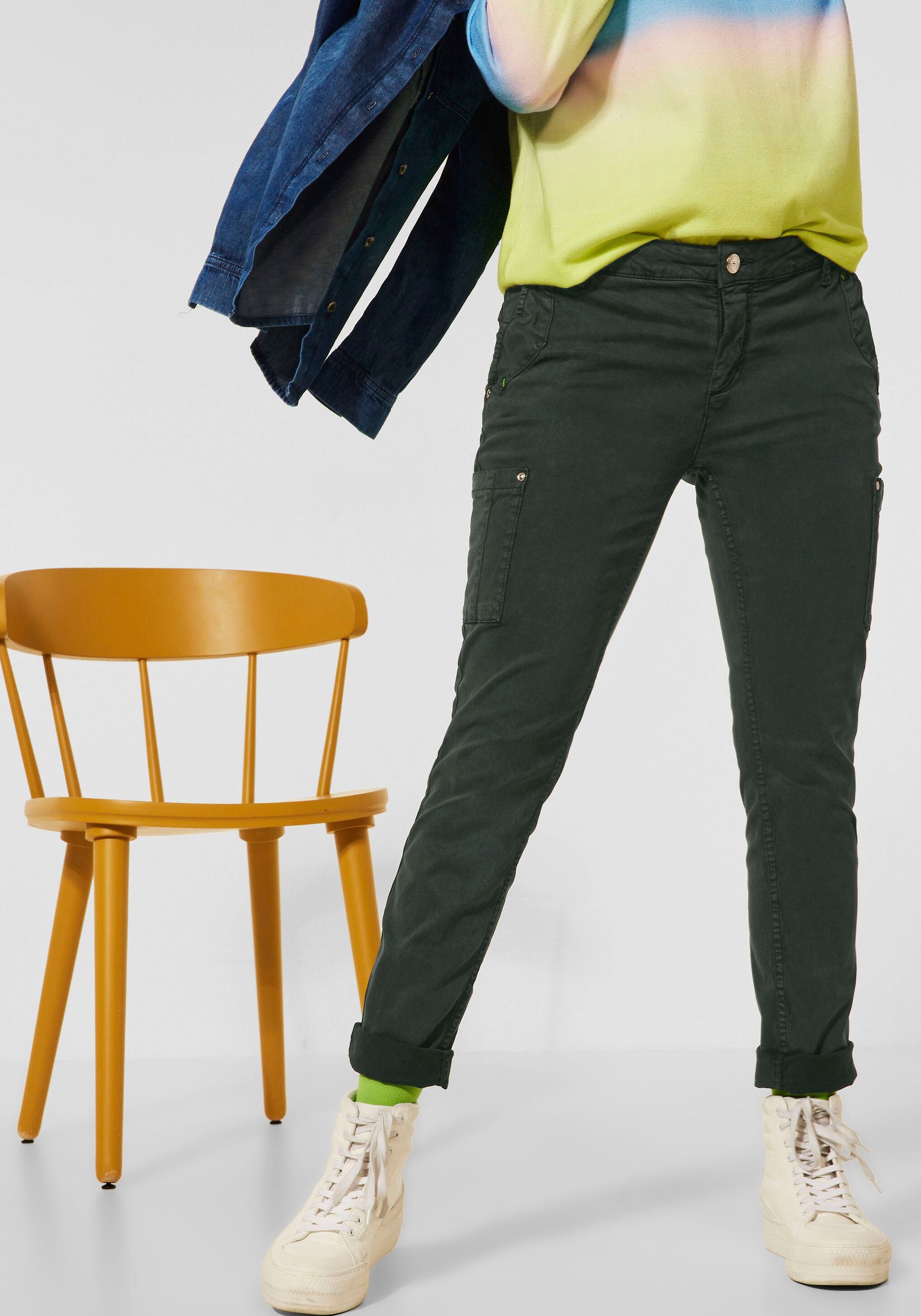 STREET ONE Cargohose »Style Jane«, im sportlich-lässigen Look