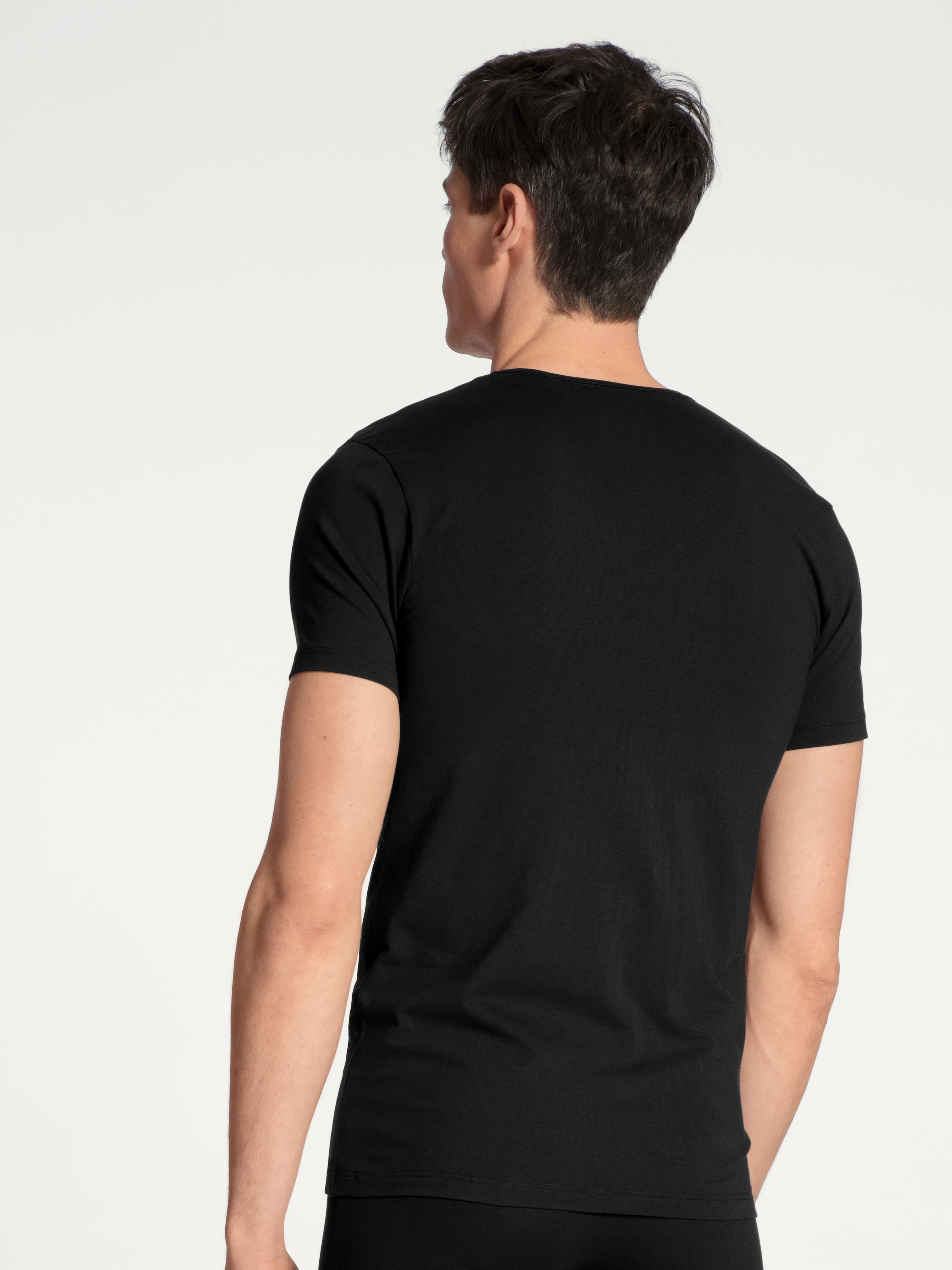 CALIDA T-Shirt »Cotton Code«, mit V-Ausschnitt und perfekter Passform