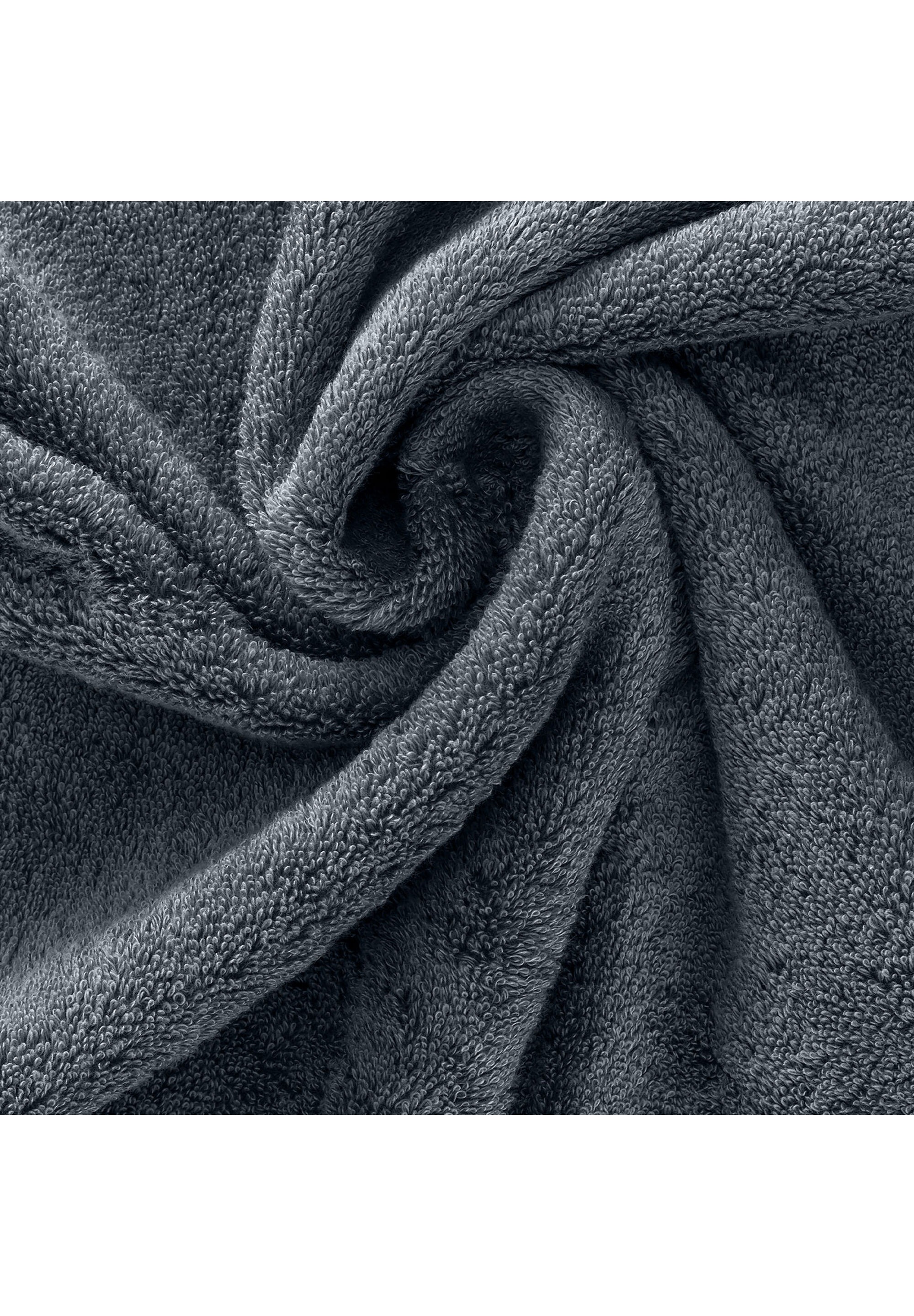 herzbach home Saunatuch »Pura« 550g/m², Premium-Qualität, 100% Baumwolle, einfarbig