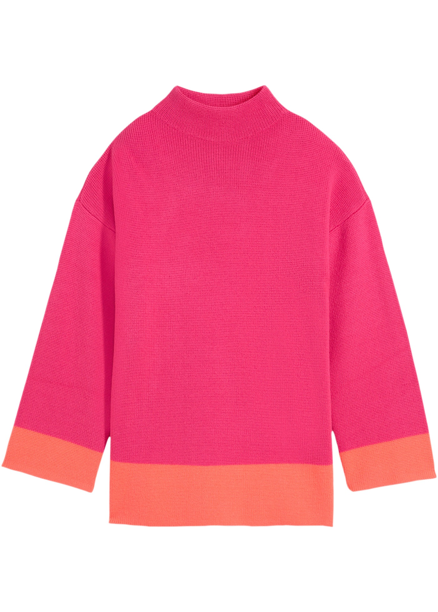 bonprix Strickpullover »Pullover« aus Polyacryl, mit Stehkragen, Oversize Passform