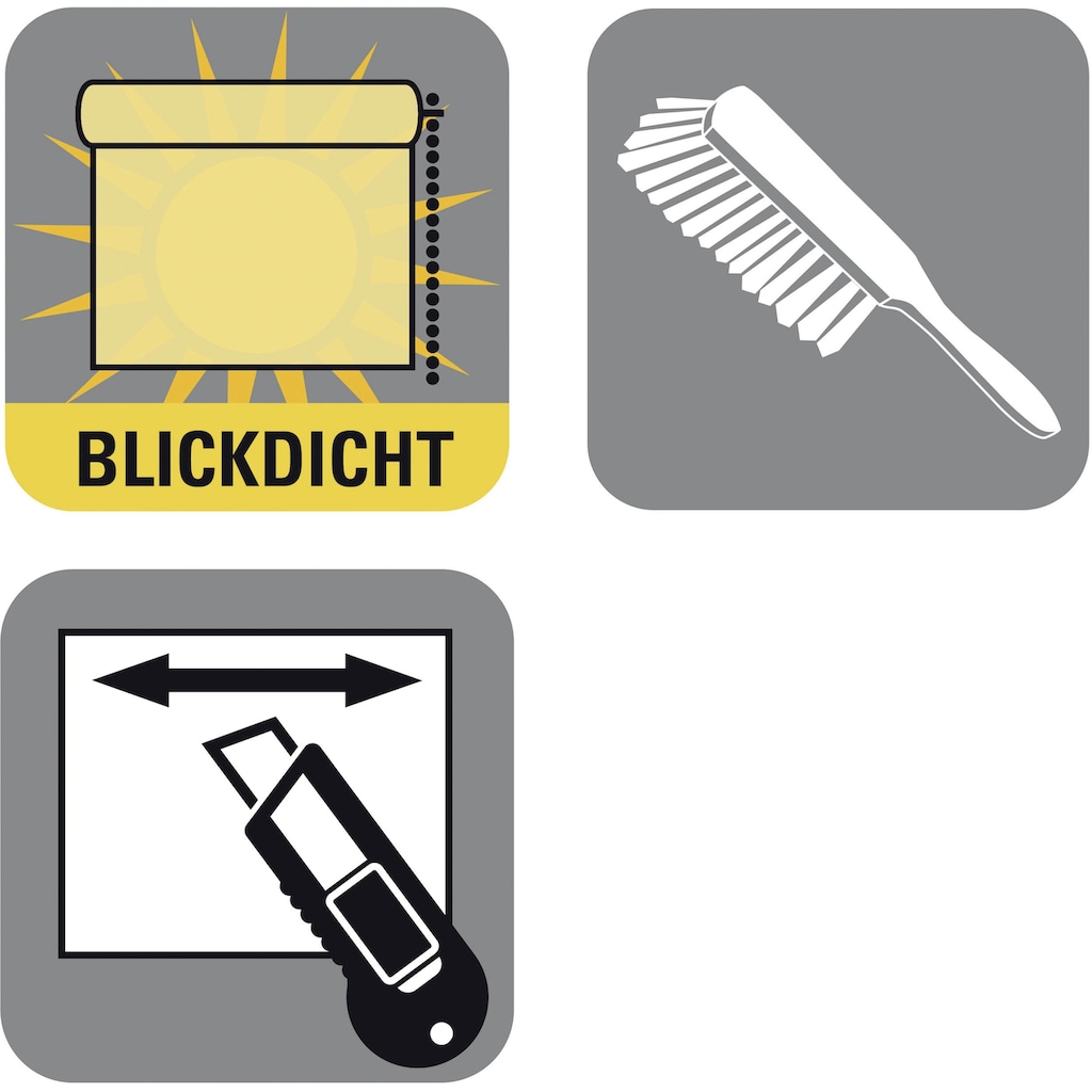 GARDINIA Seitenzugrollo, Lichtschutz, freihängend