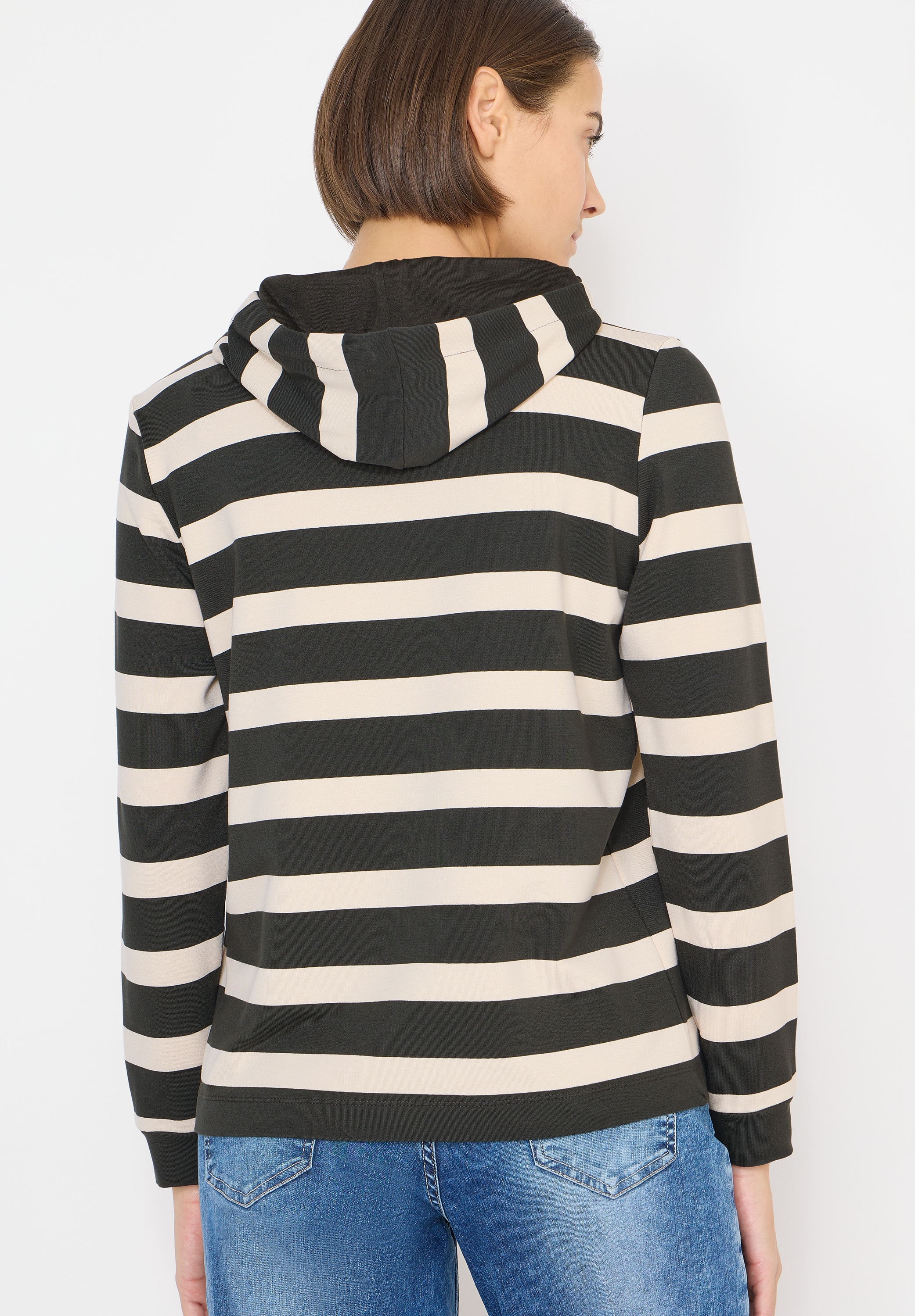 Cecil Kapuzensweatshirt , im Streifen-Design
