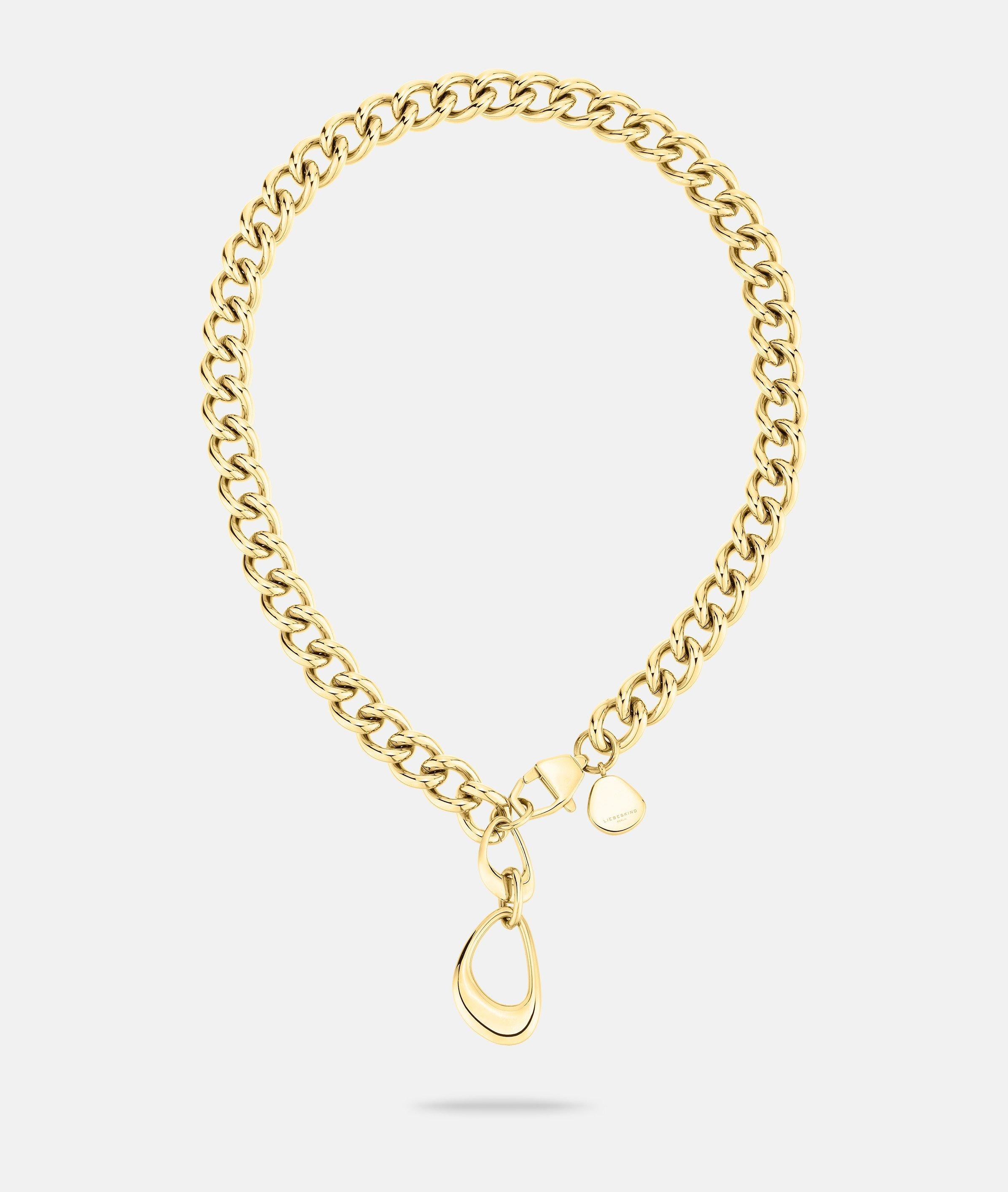 Liebeskind Berlin Kette mit Anhänger »Schmuck Geschenk Edelstahl Halskette The Organic«
