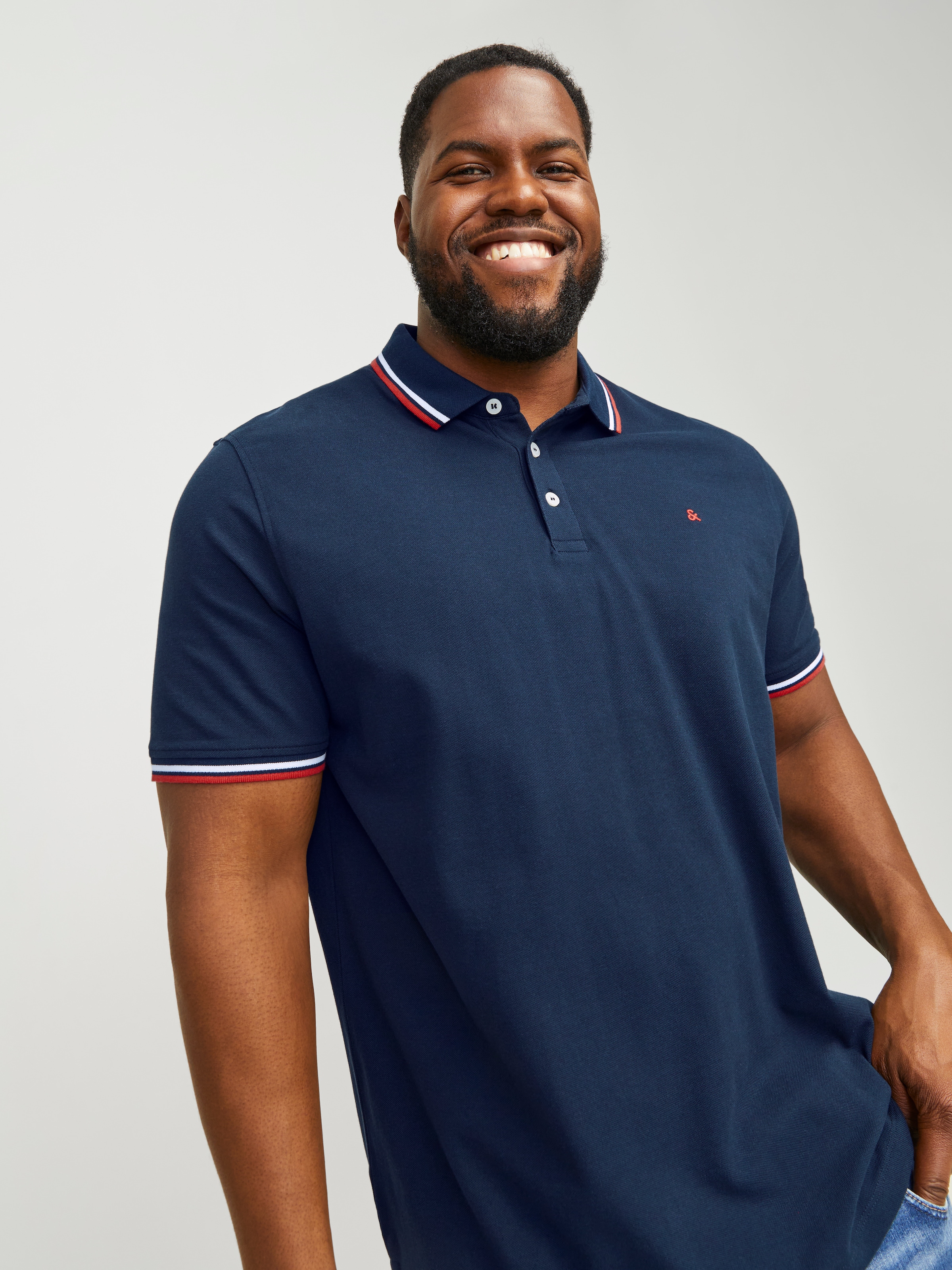 Jack & Jones PlusSize Poloshirt »Paulus Polo«, bis Größe 6XL