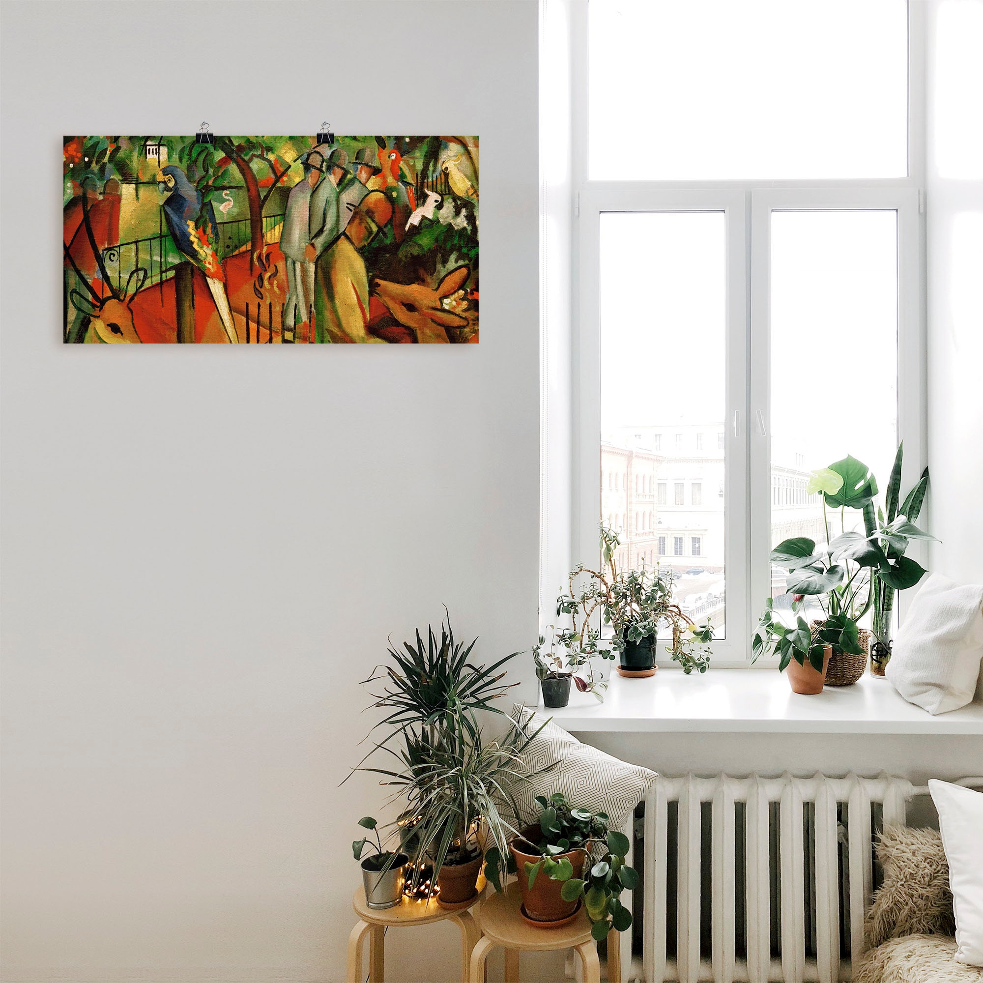 Artland Wandbild »Zoologischer Garten I«, Gruppen & Familien, (1 St.), als Leinwandbild, Wandaufkleber oder Poster in versch. Größen
