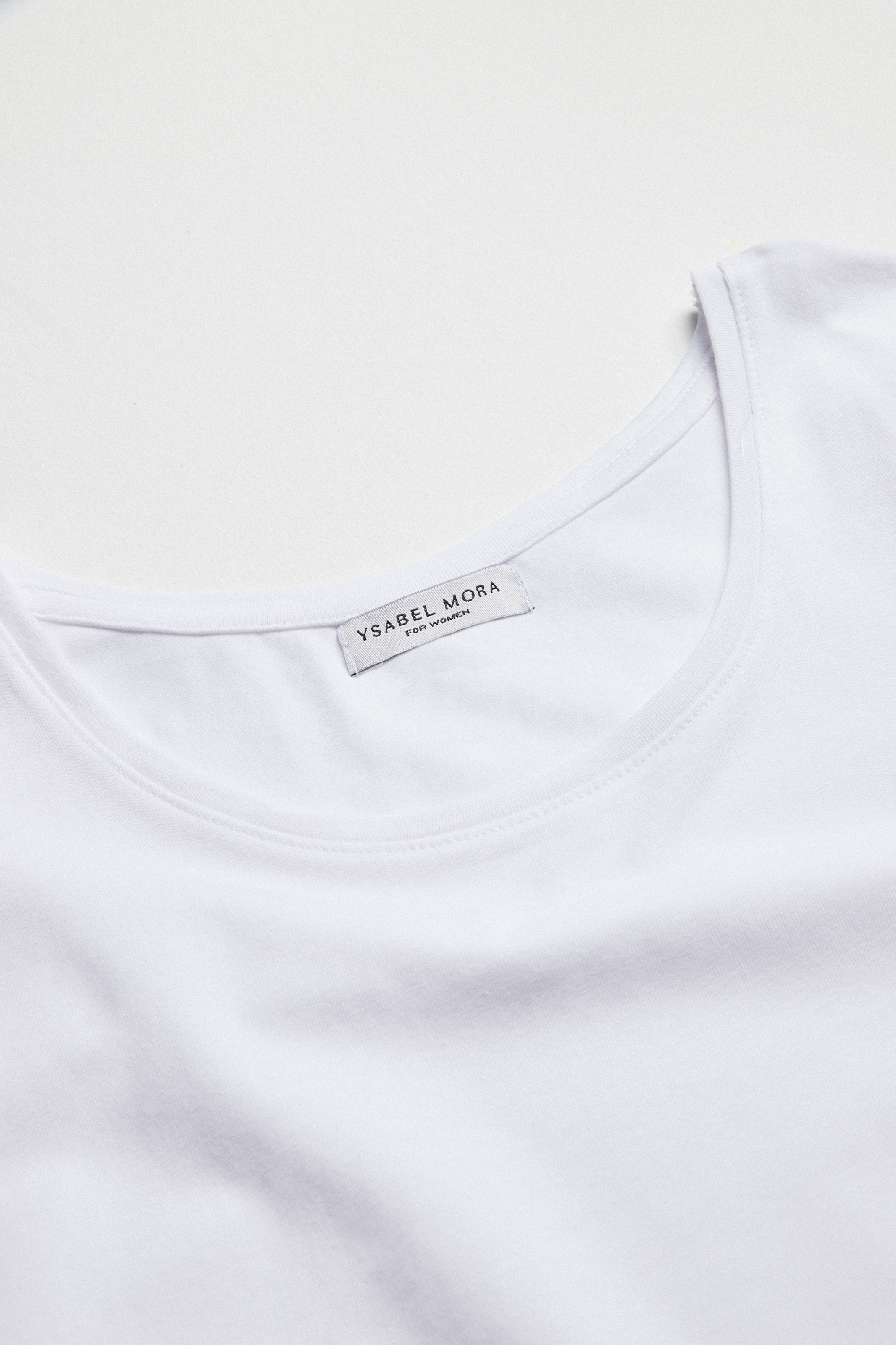 YSABEL MORA Kurzarmshirt, (2er Pack), mit Rundhals, elastisch, Baumwollmix, weich, Basic