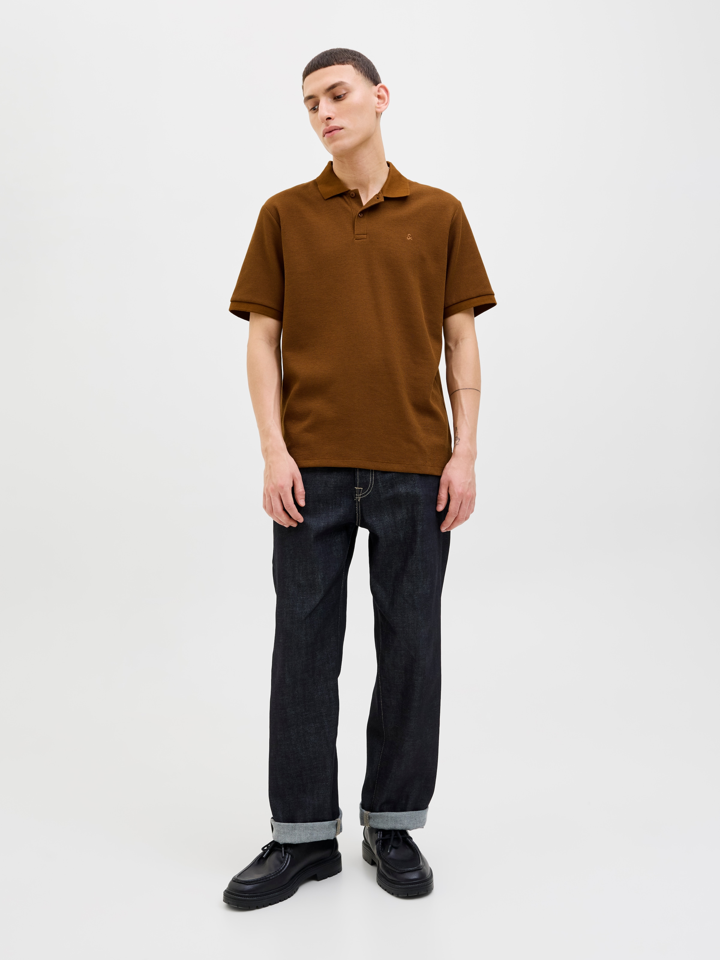Jack & Jones Poloshirt »JJEAUSTIN POLO SS NOOS«, mit Logo Stickerei