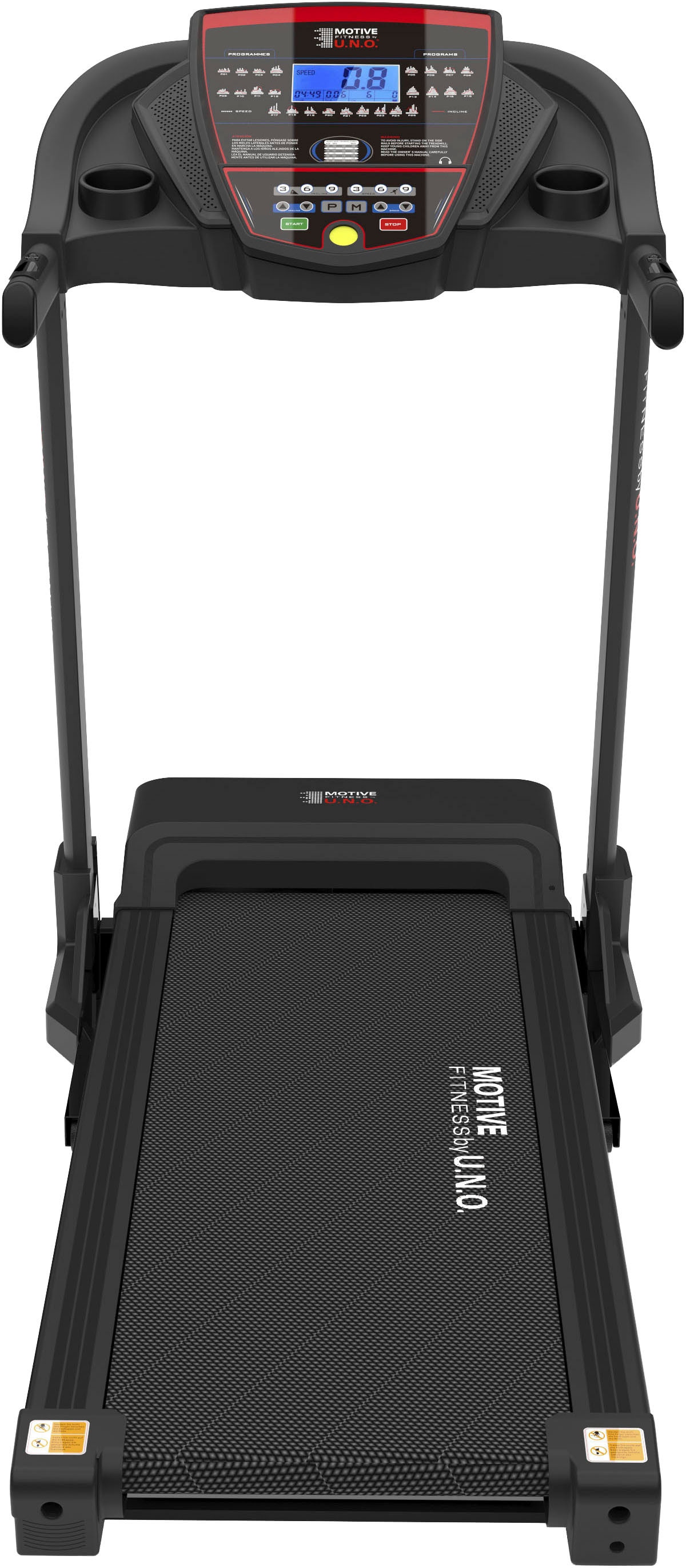 MOTIVE FITNESS by U.N.O. Laufband »Speedmaster 2.0« bis max. 16 km/h, klappbar, 120 kg max. Benutzergewicht