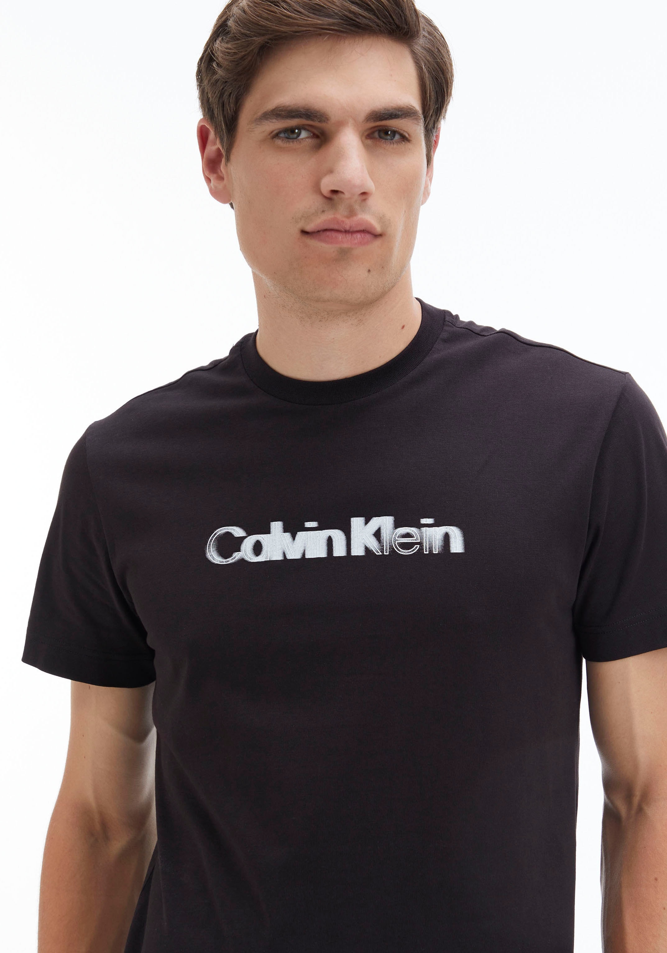 Calvin Klein Kurzarmshirt, mit Calvin bei online auf Brust shoppen Logo Klein OTTO der