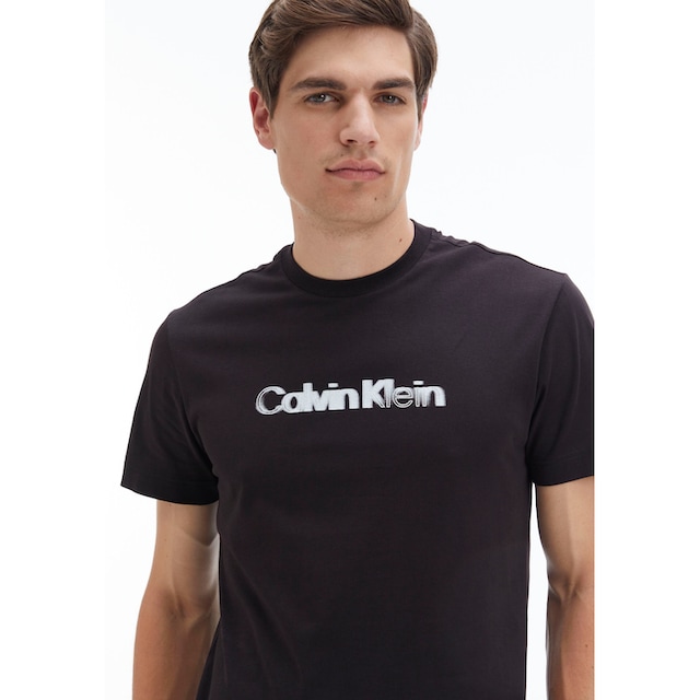 auf Klein online shoppen mit bei OTTO Calvin Klein Kurzarmshirt, der Brust Calvin Logo