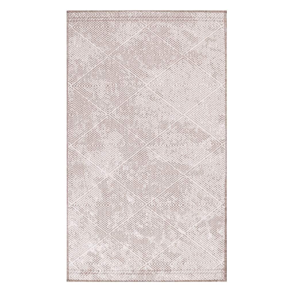 Carpet City Outdoorteppich »DUO RUG 5845«, rechteckig, 5 mm Höhe, Wendeteppich Wetterfest In- & Outdoor, Balkon, Terrasse, Wohnzimmer