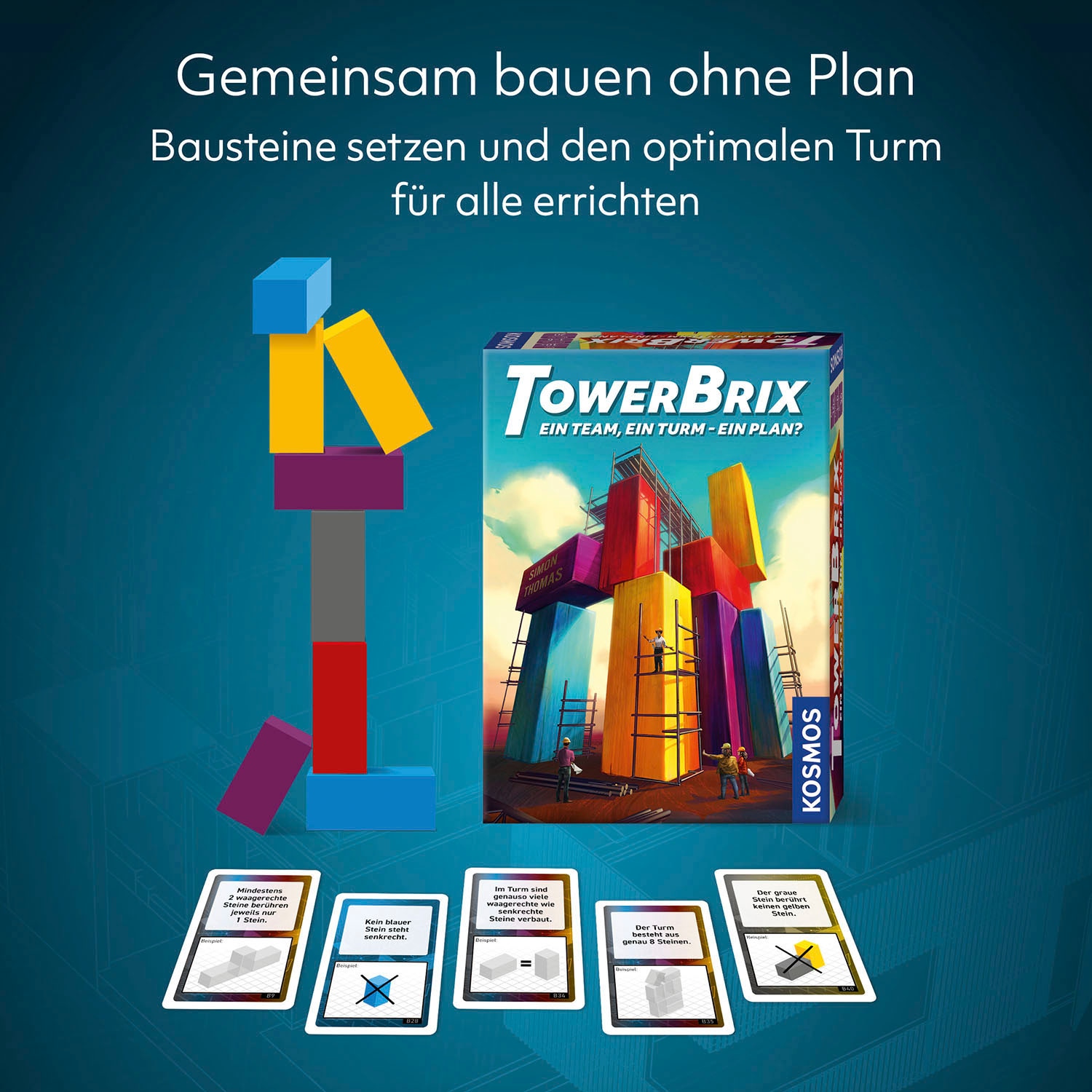 Kosmos Spiel »TowerBrix«, Made in Germany