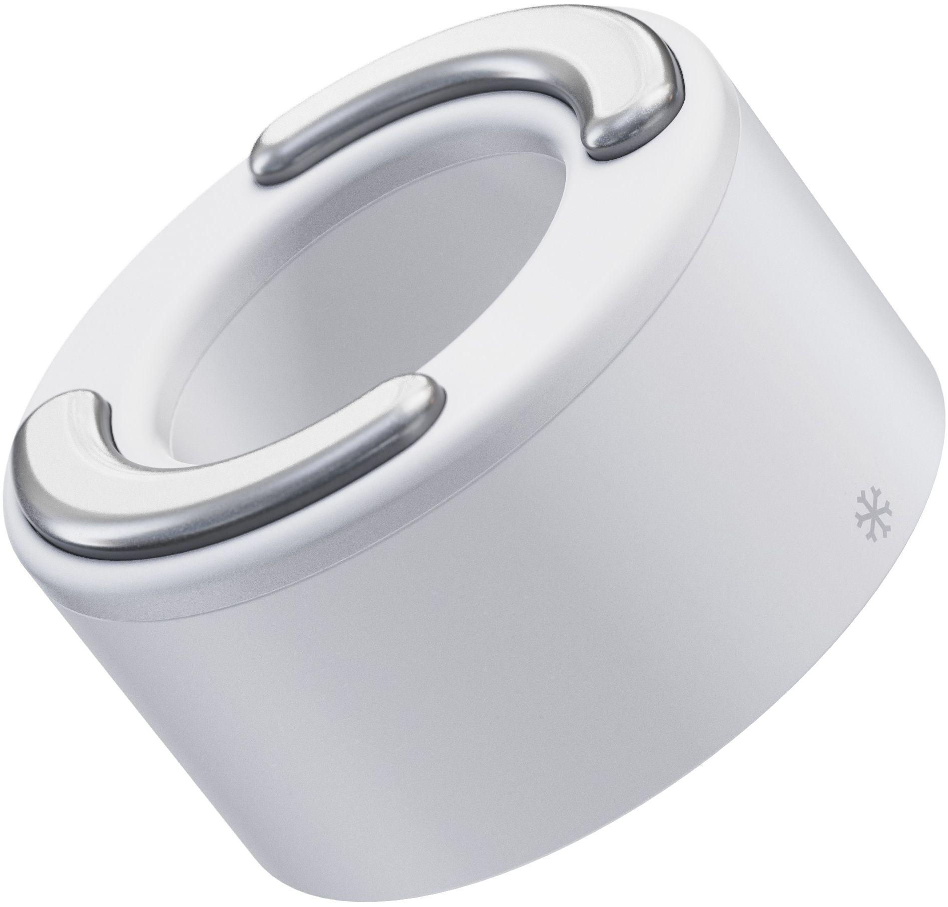 Therabody Damen Massagegerät »TheraFace Hot & Cold Rings, reduziert Verspannungen, « verringert Entzündungen, Kompatibel mit Theraface in weiß