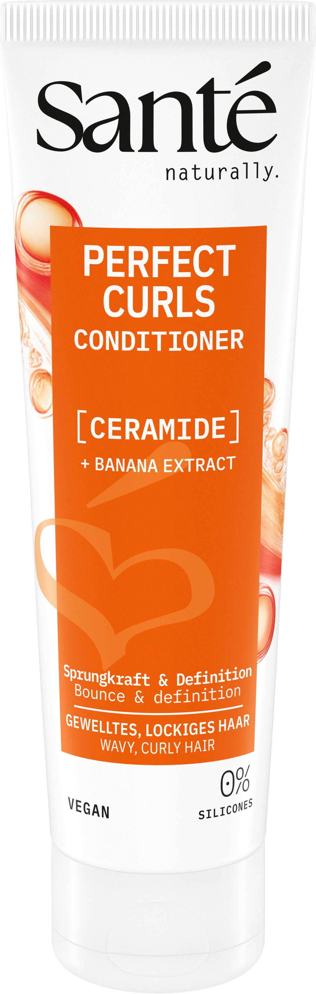 SANTE Haarspülung »Perfect Curls Conditioner« Haarspülung, mit Kokosöl, Avocadoöl und Rizinusöl