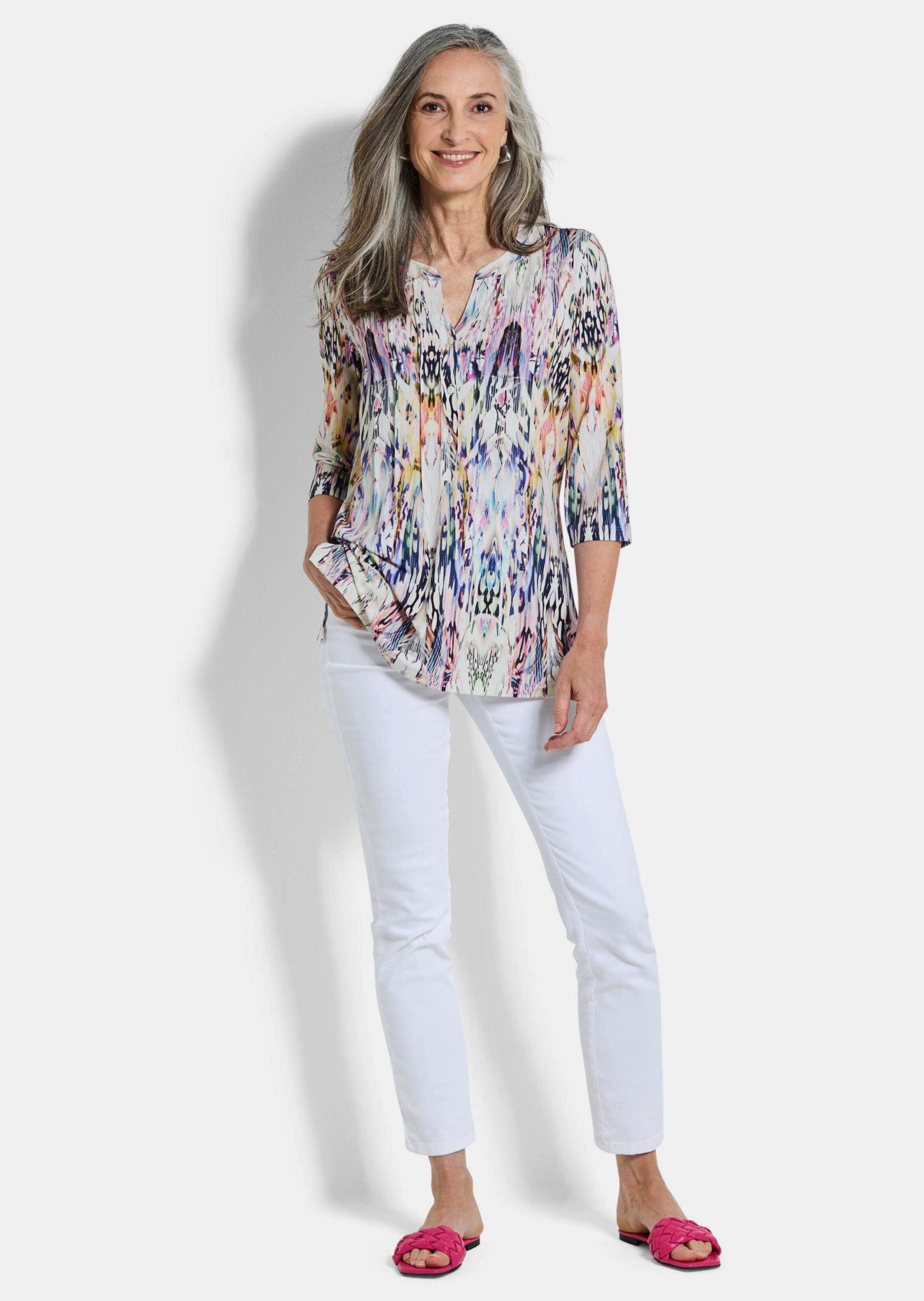 GOLDNER Tunika »Tunika aus weichem Viskose-Jersey«