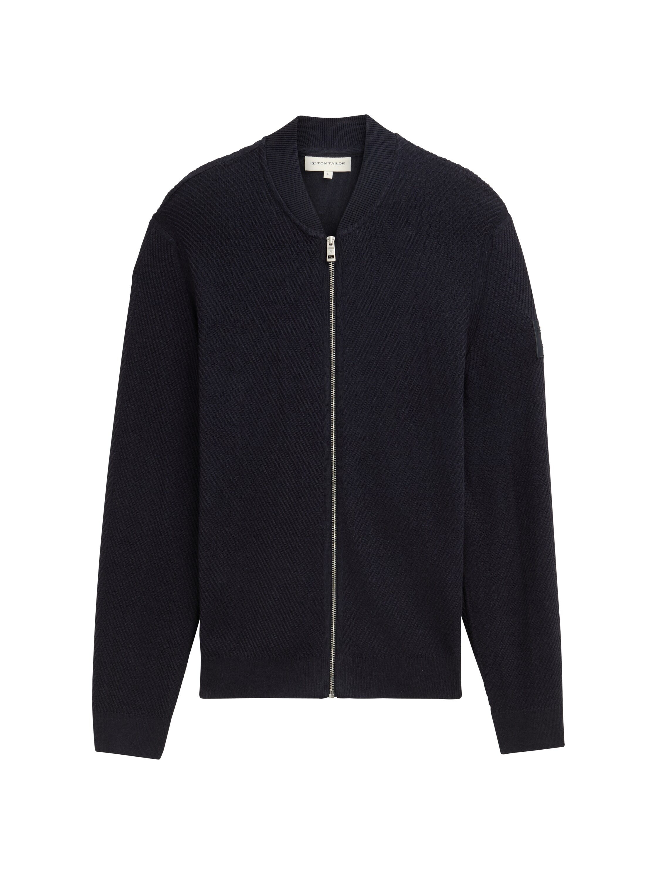 TOM TAILOR Strickjacke, mit Reißverschluss