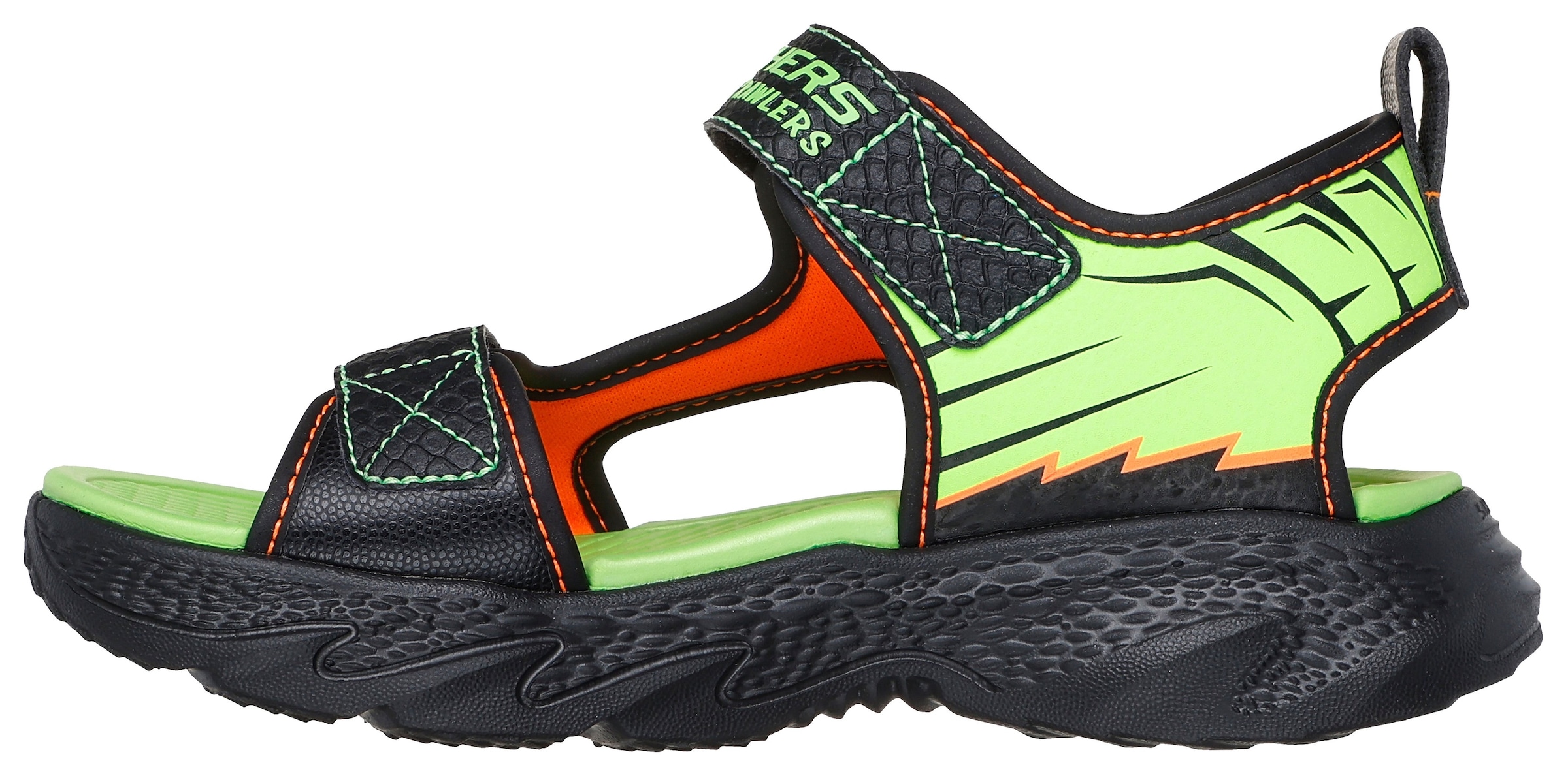 Skechers Kids Sandale »CREATURE-SPLASH«, Klettsandale mit coolem Motiv, Größenschablone zum Download