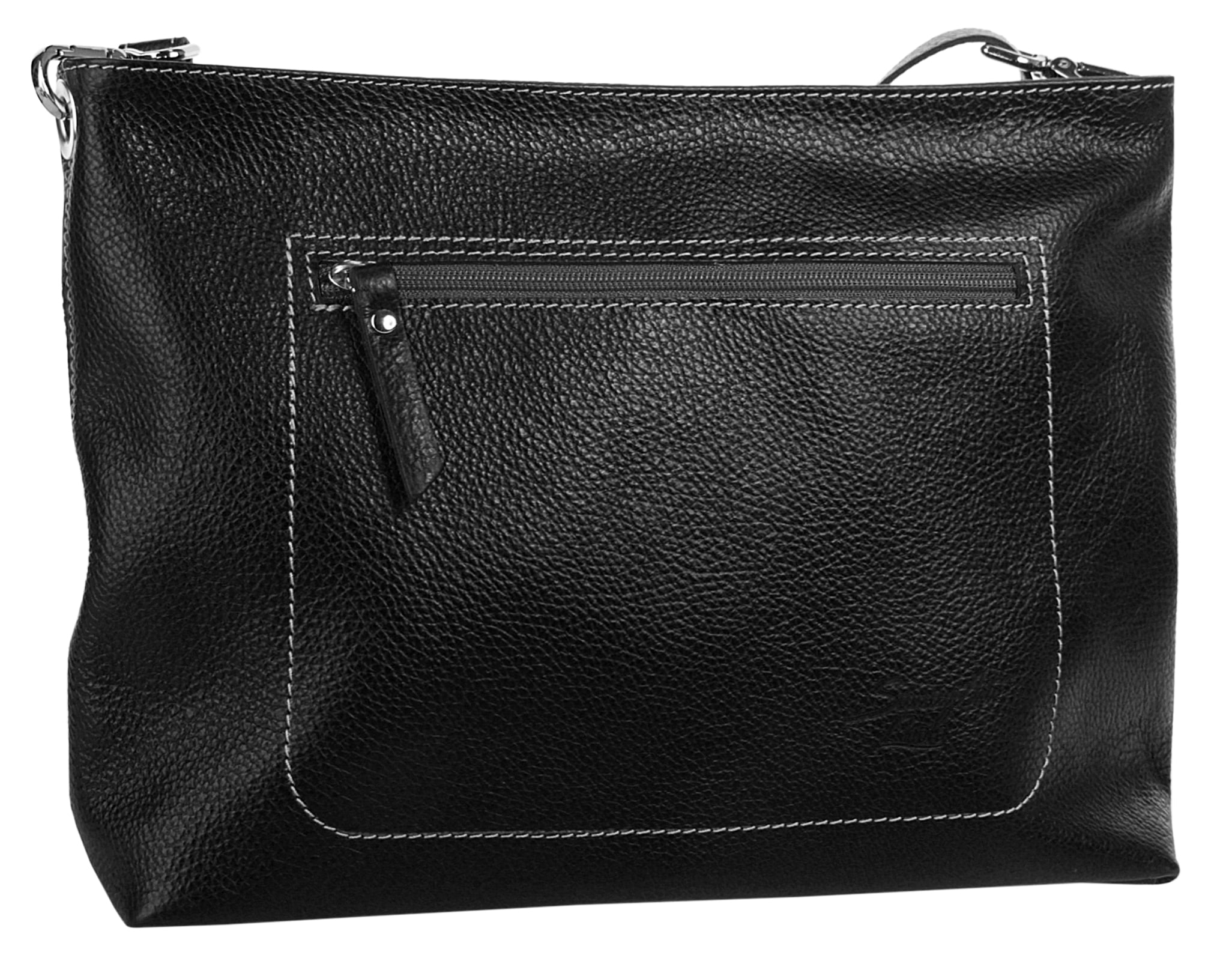 Samantha Look Umhängetasche echt Leder, Made in Italy