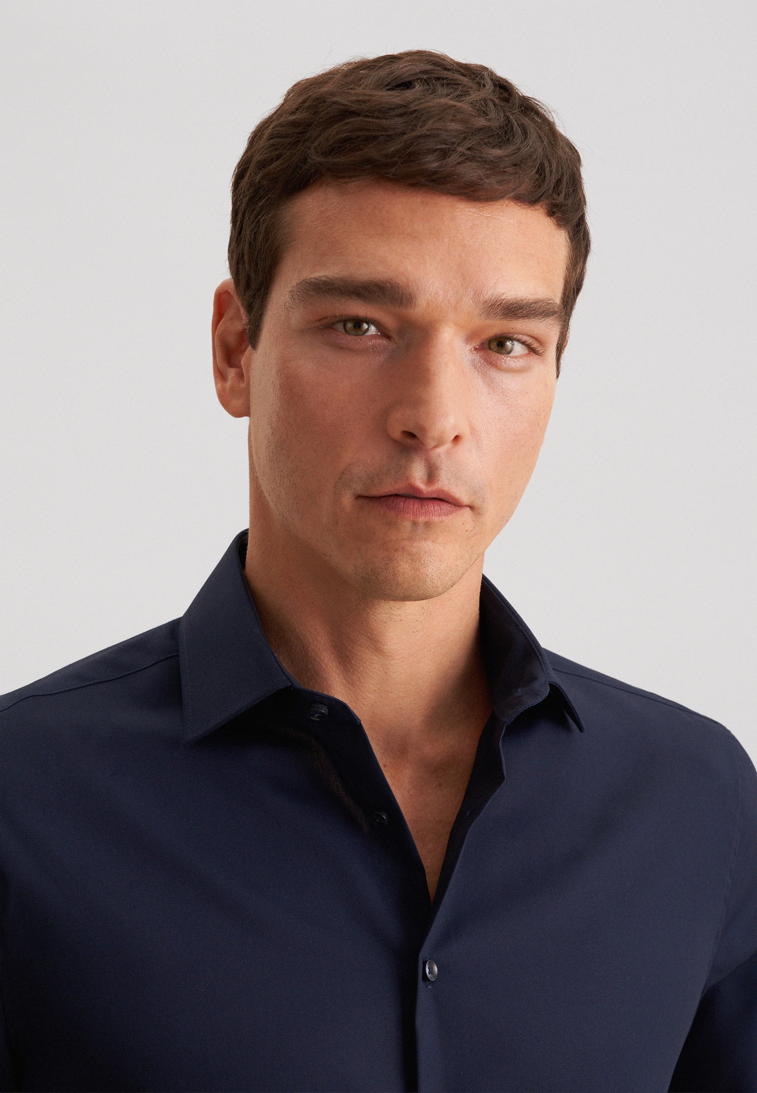 seidensticker Businesshemd »Schwarze Rose« Shaped 1/1 Kentkragen Uni