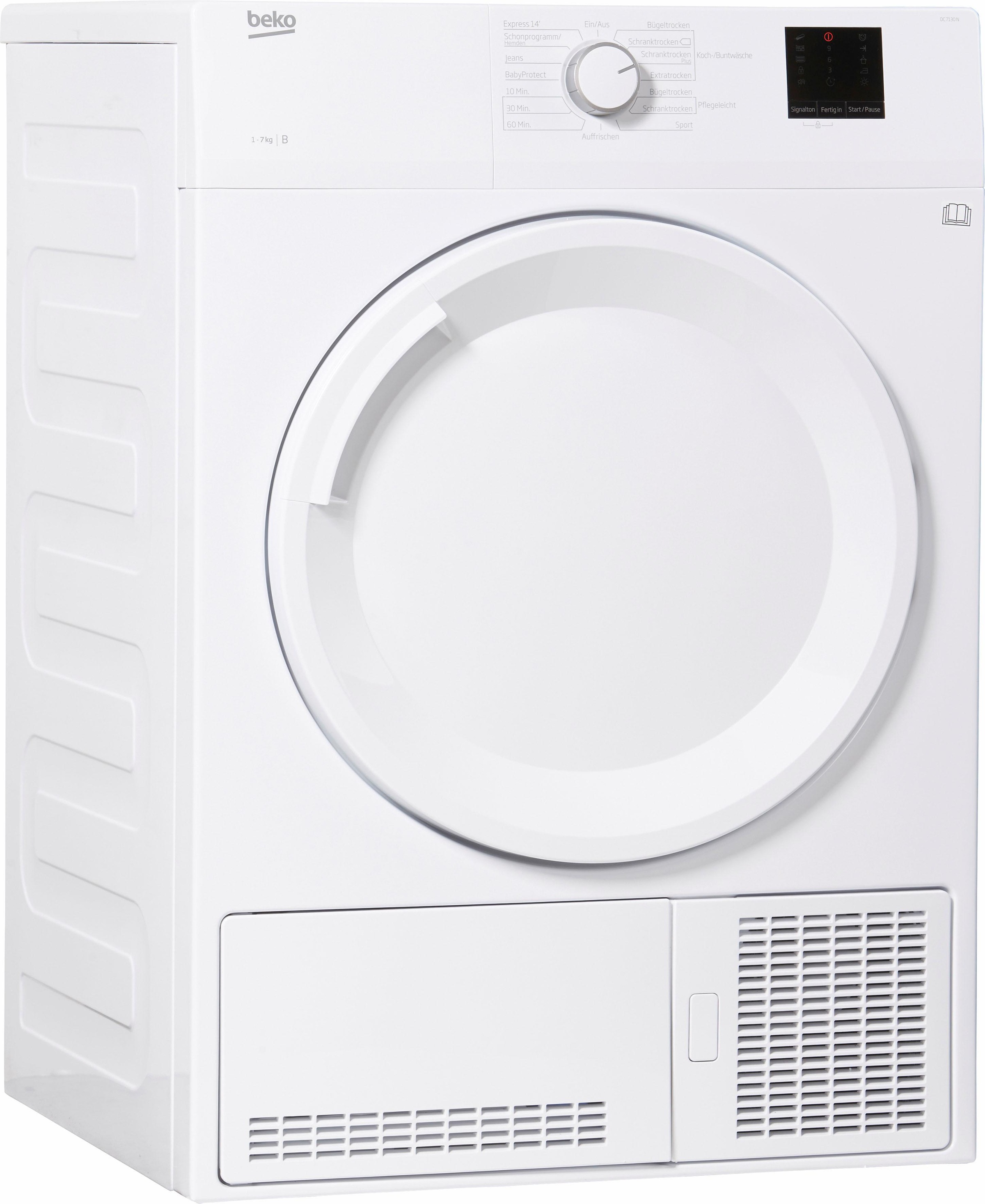 BEKO Kondenstrockner »DC 7130 N«, 7 kg