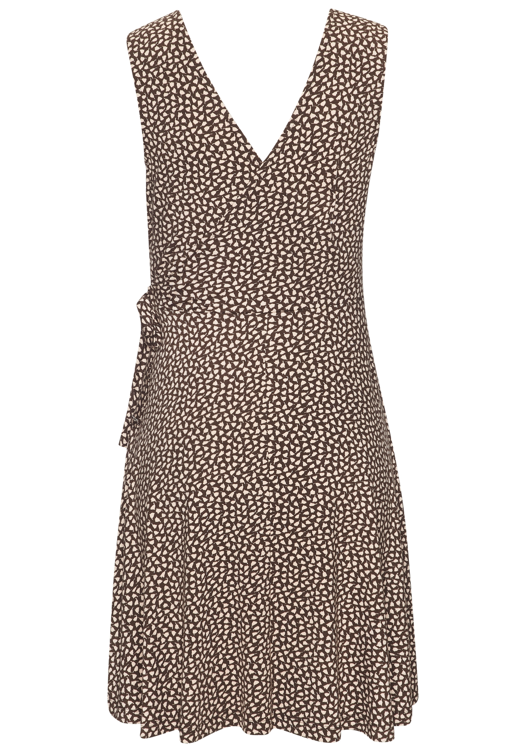s.Oliver Strandkleid, mit zartem Blumenprint und Bindeband