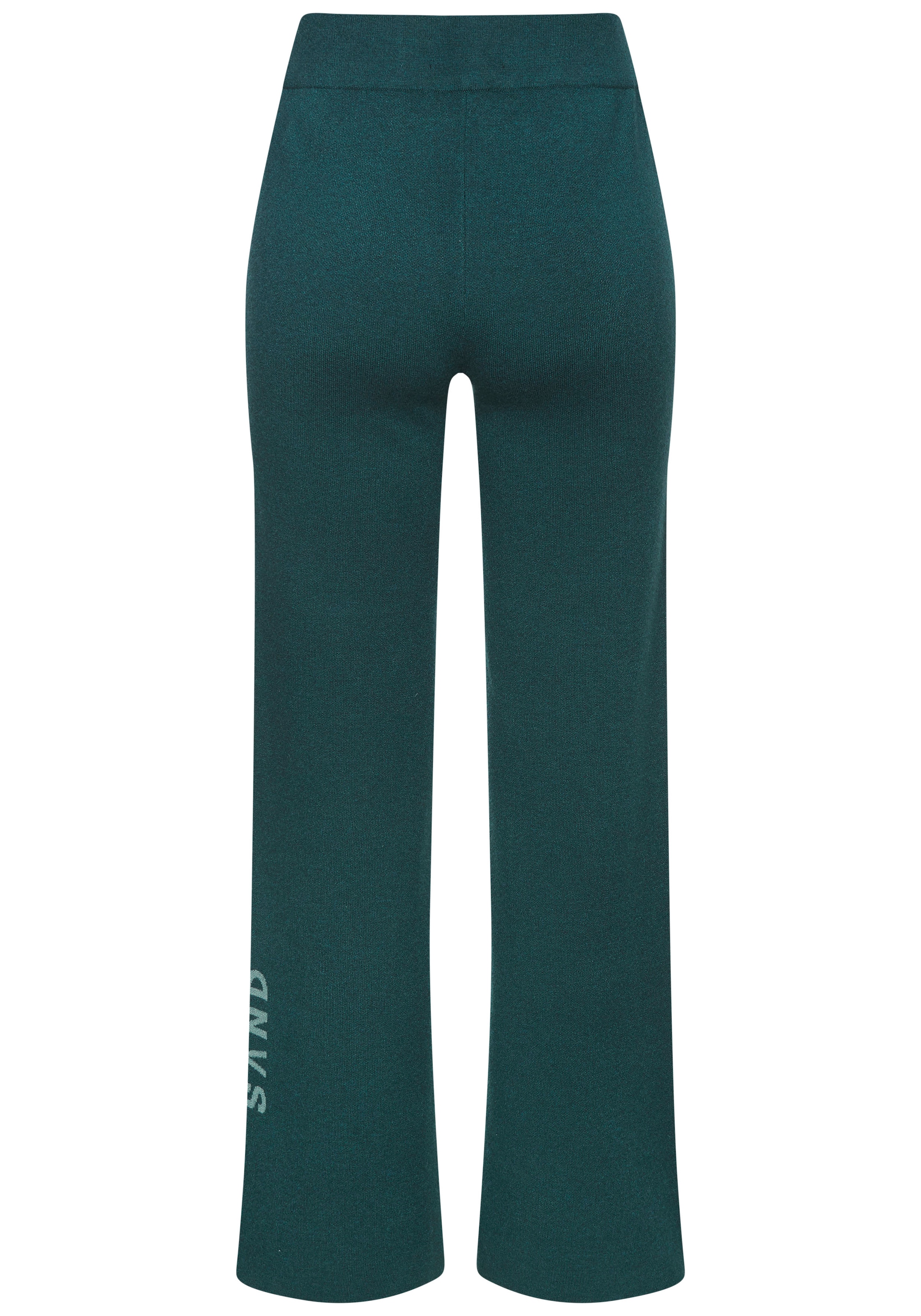 Elbsand Strickhose, mit weitem Bein und eingestricktem Logo, Loungewear
